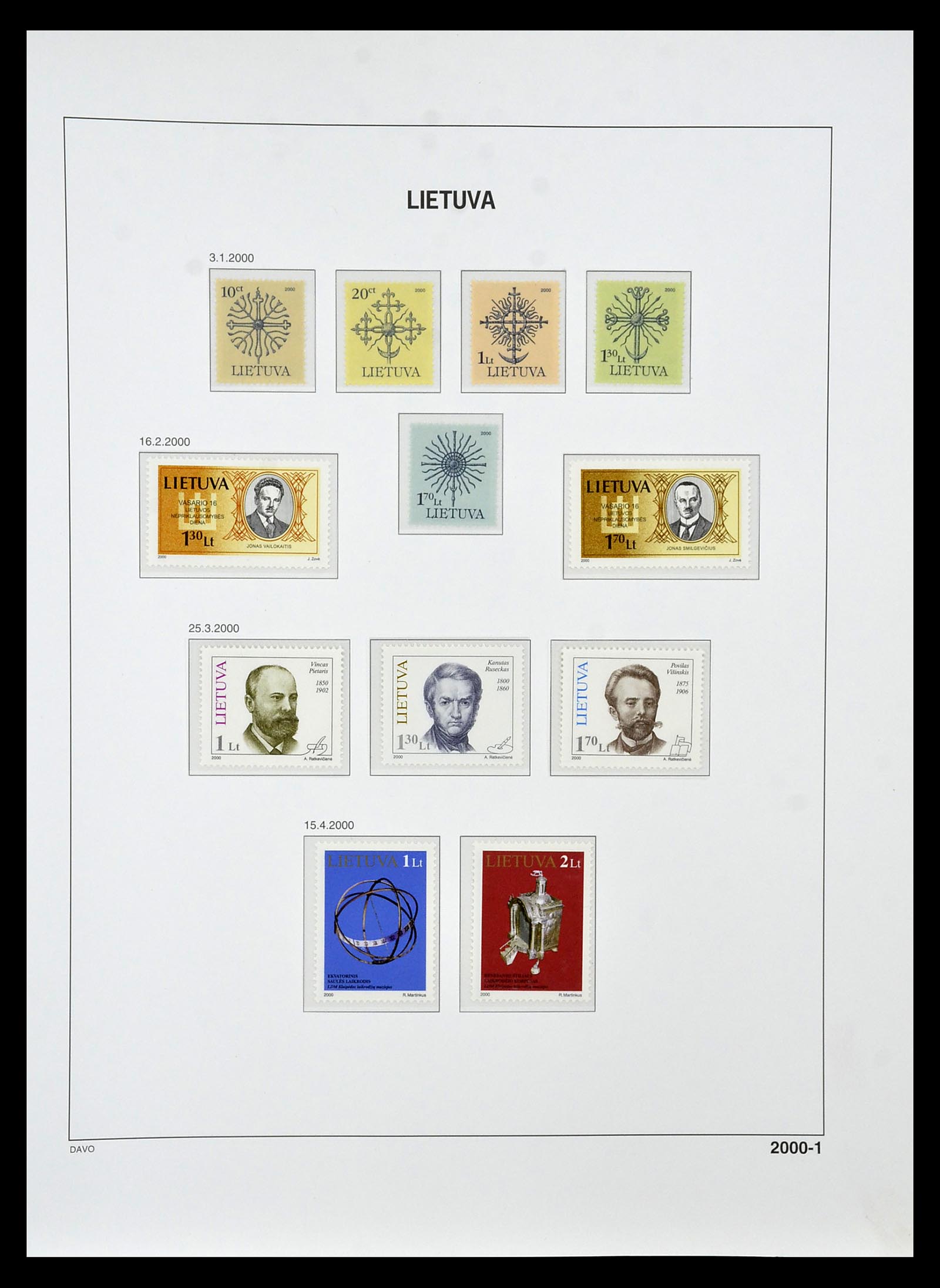 34847 172 - Postzegelverzameling 34847 Baltische Staten 1918-2009.