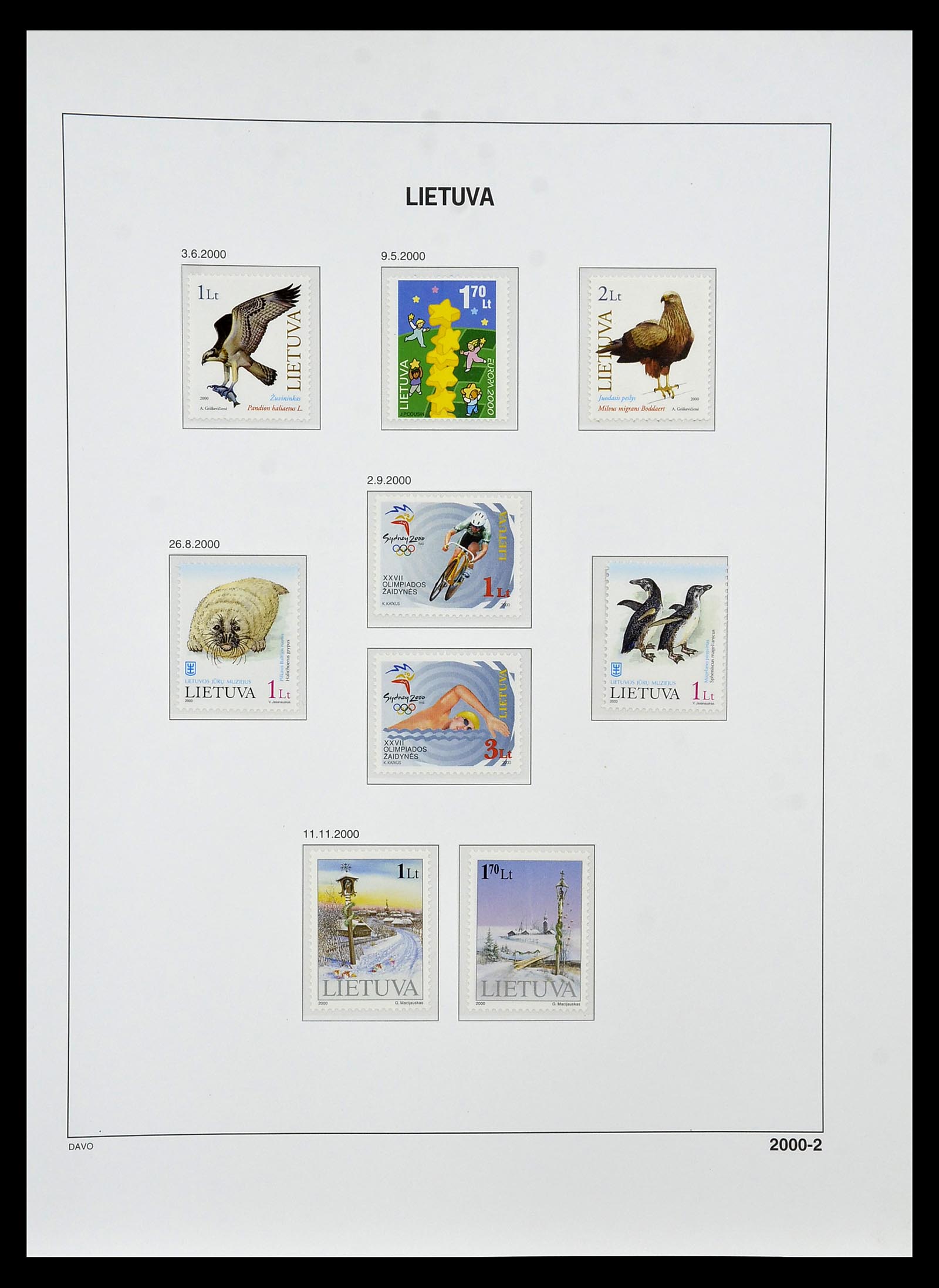34847 173 - Postzegelverzameling 34847 Baltische Staten 1918-2009.