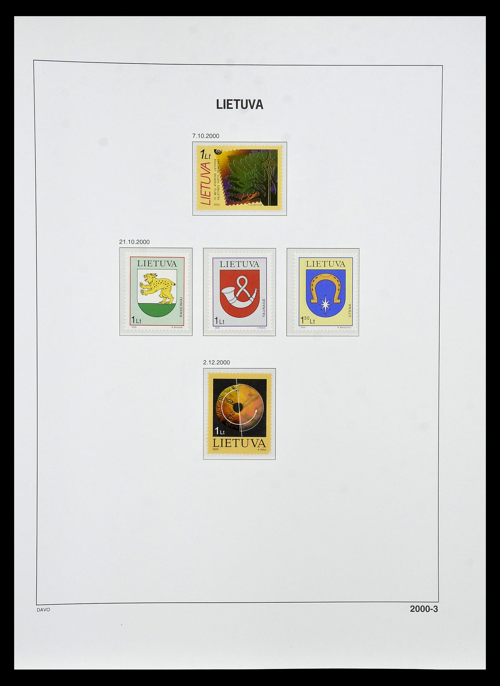 34847 174 - Postzegelverzameling 34847 Baltische Staten 1918-2009.
