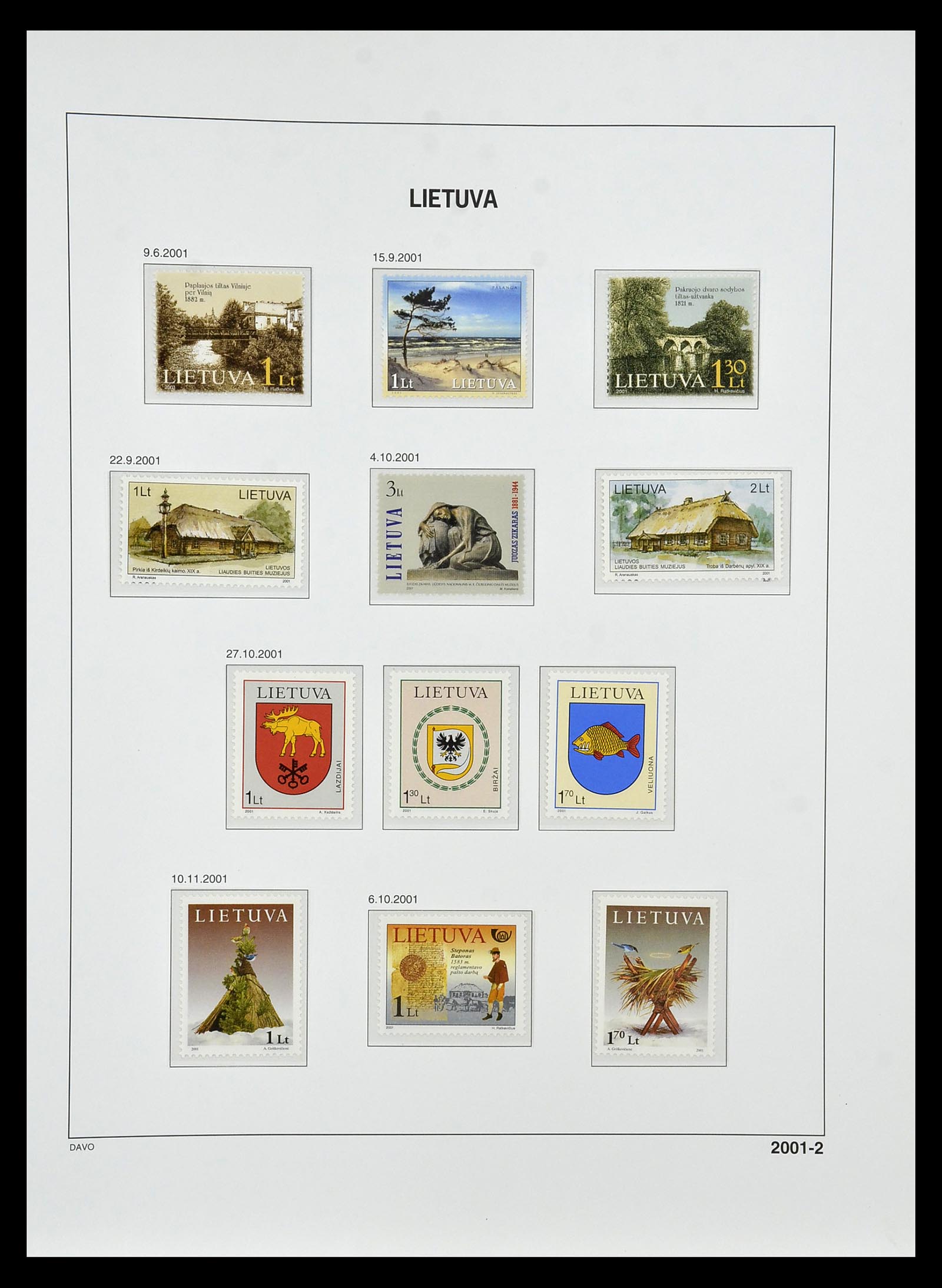 34847 178 - Postzegelverzameling 34847 Baltische Staten 1918-2009.