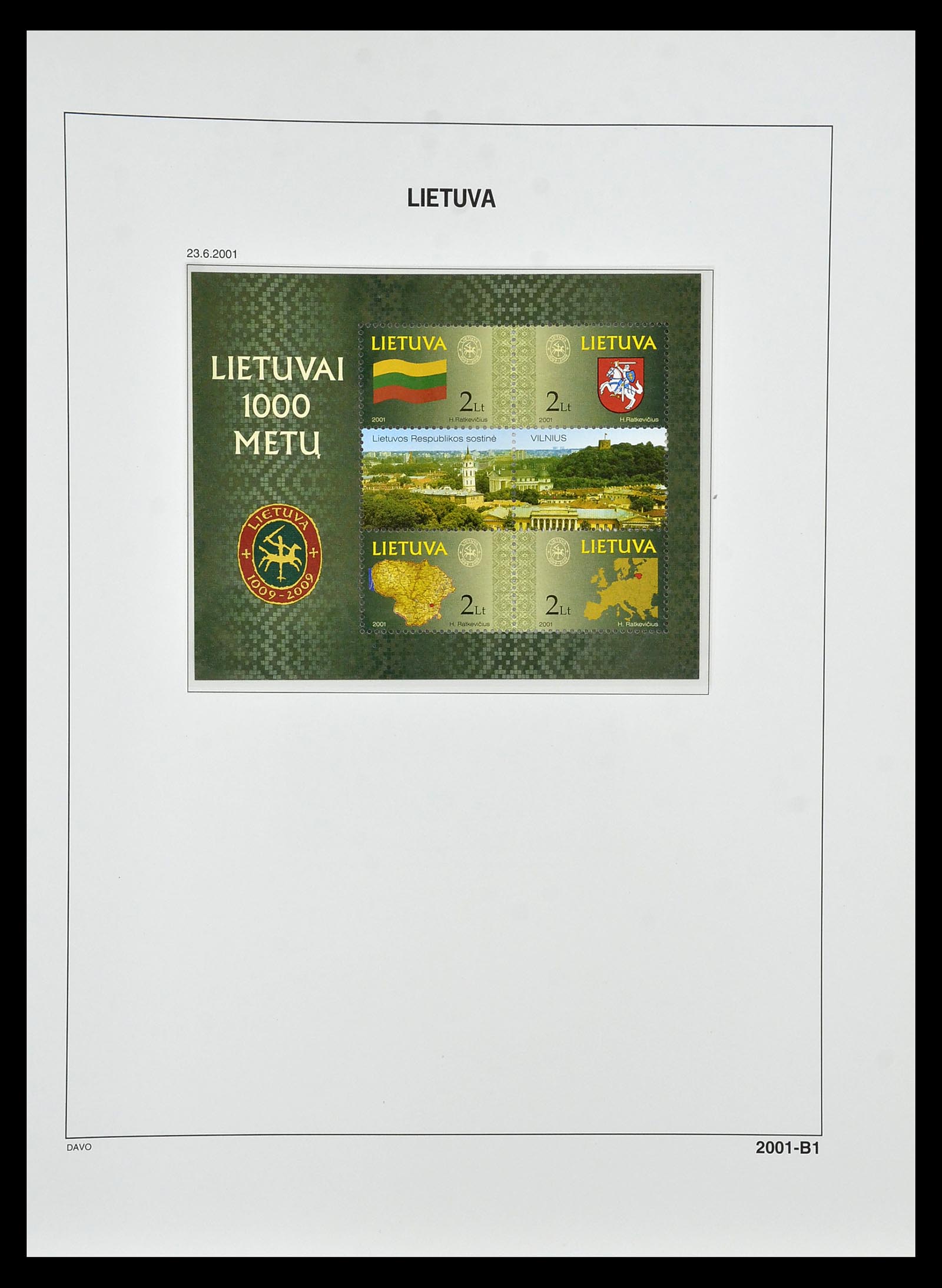 34847 179 - Postzegelverzameling 34847 Baltische Staten 1918-2009.