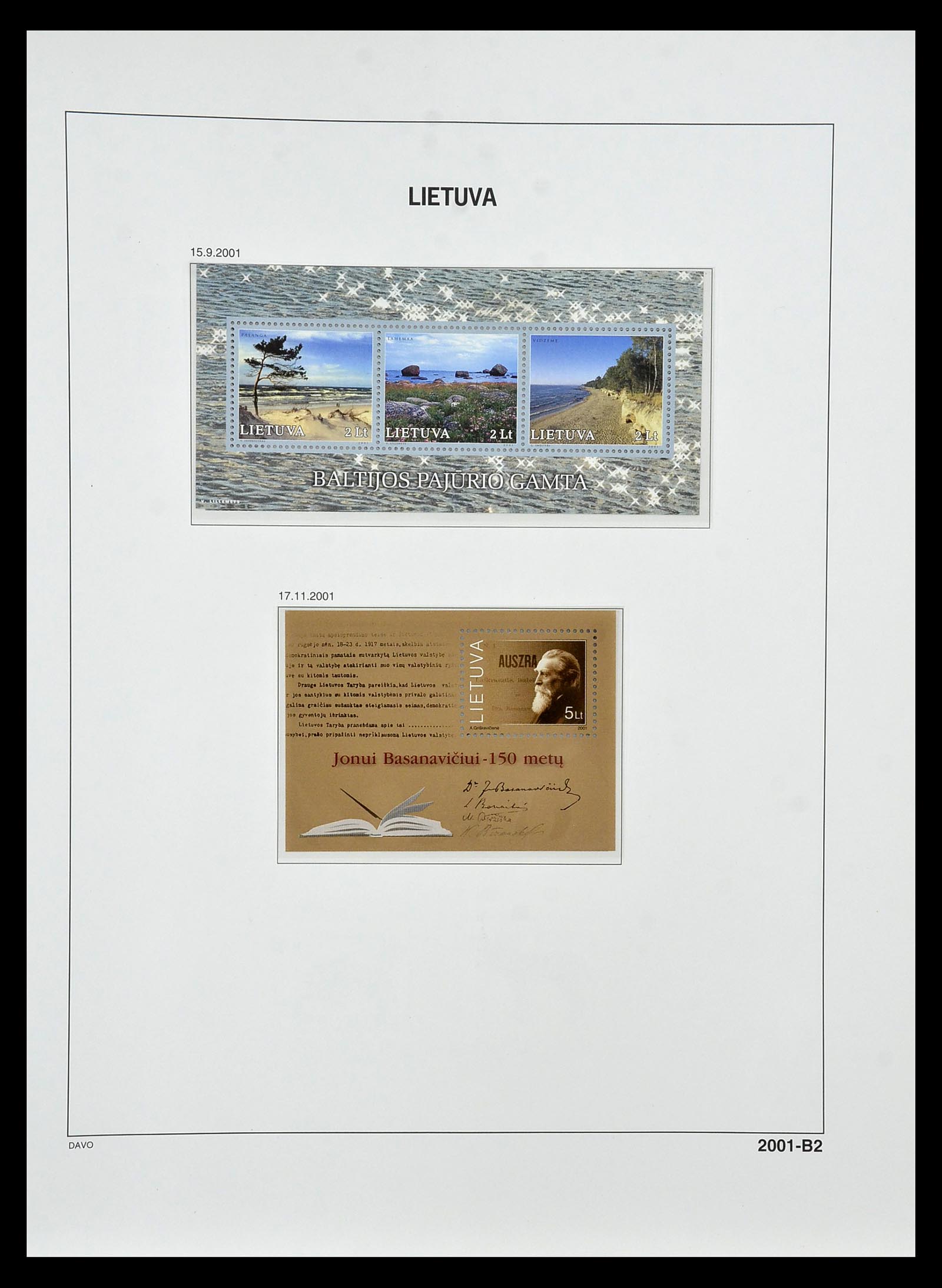 34847 180 - Postzegelverzameling 34847 Baltische Staten 1918-2009.