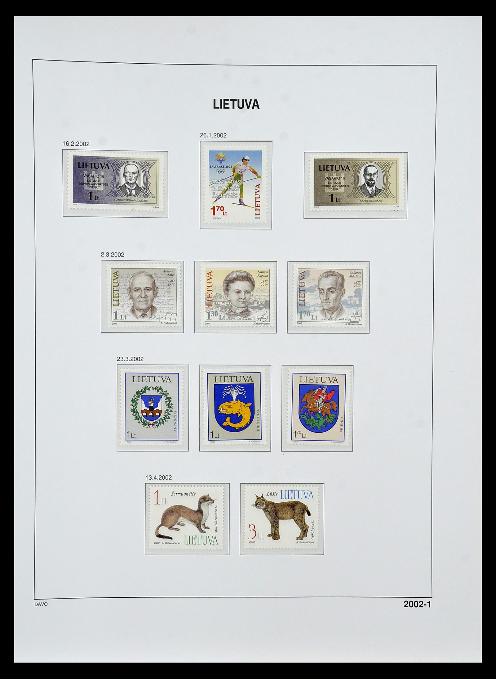 34847 181 - Postzegelverzameling 34847 Baltische Staten 1918-2009.