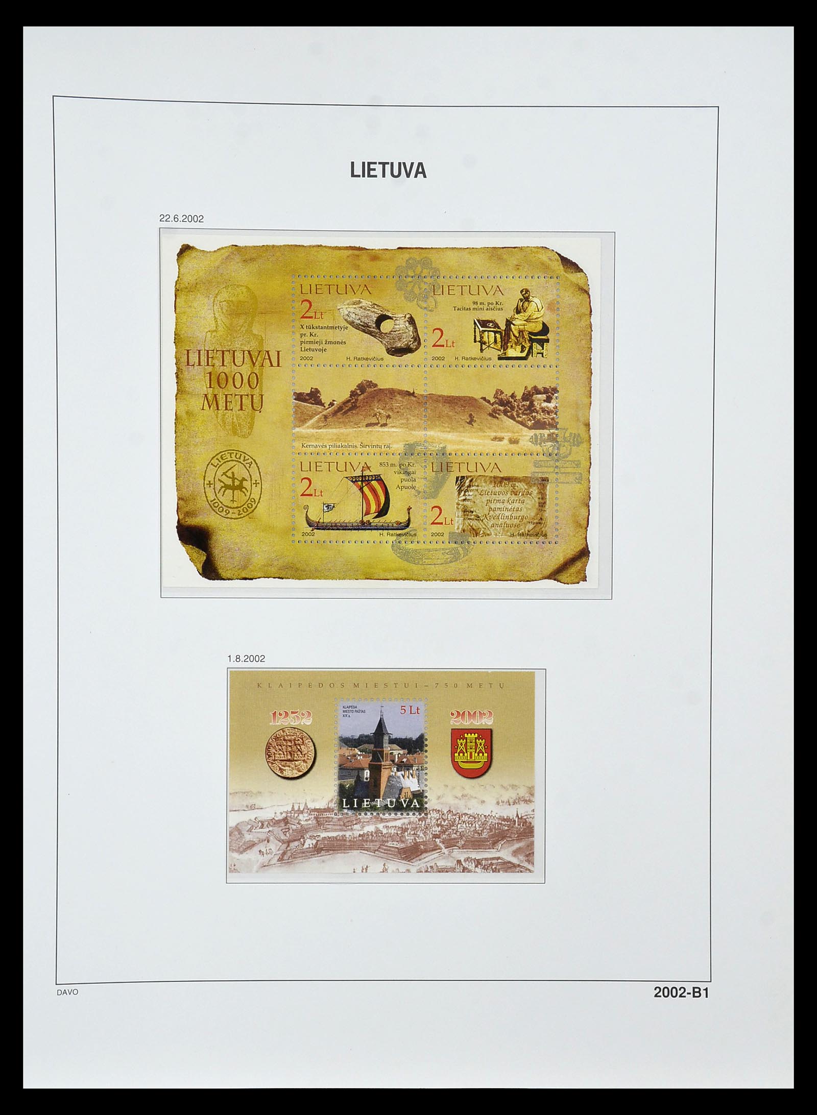 34847 183 - Postzegelverzameling 34847 Baltische Staten 1918-2009.