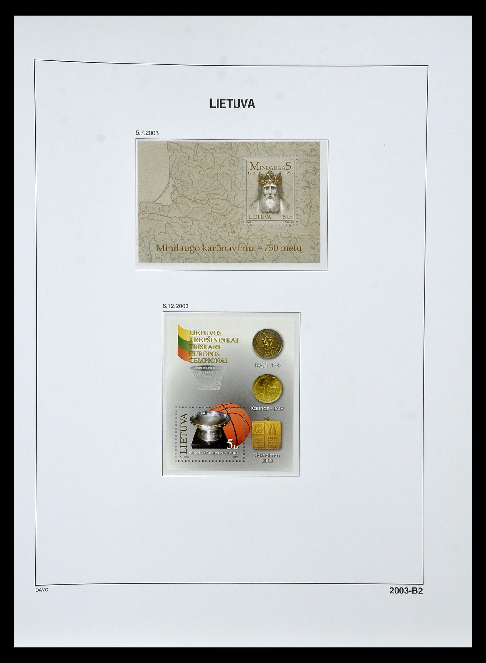 34847 187 - Postzegelverzameling 34847 Baltische Staten 1918-2009.
