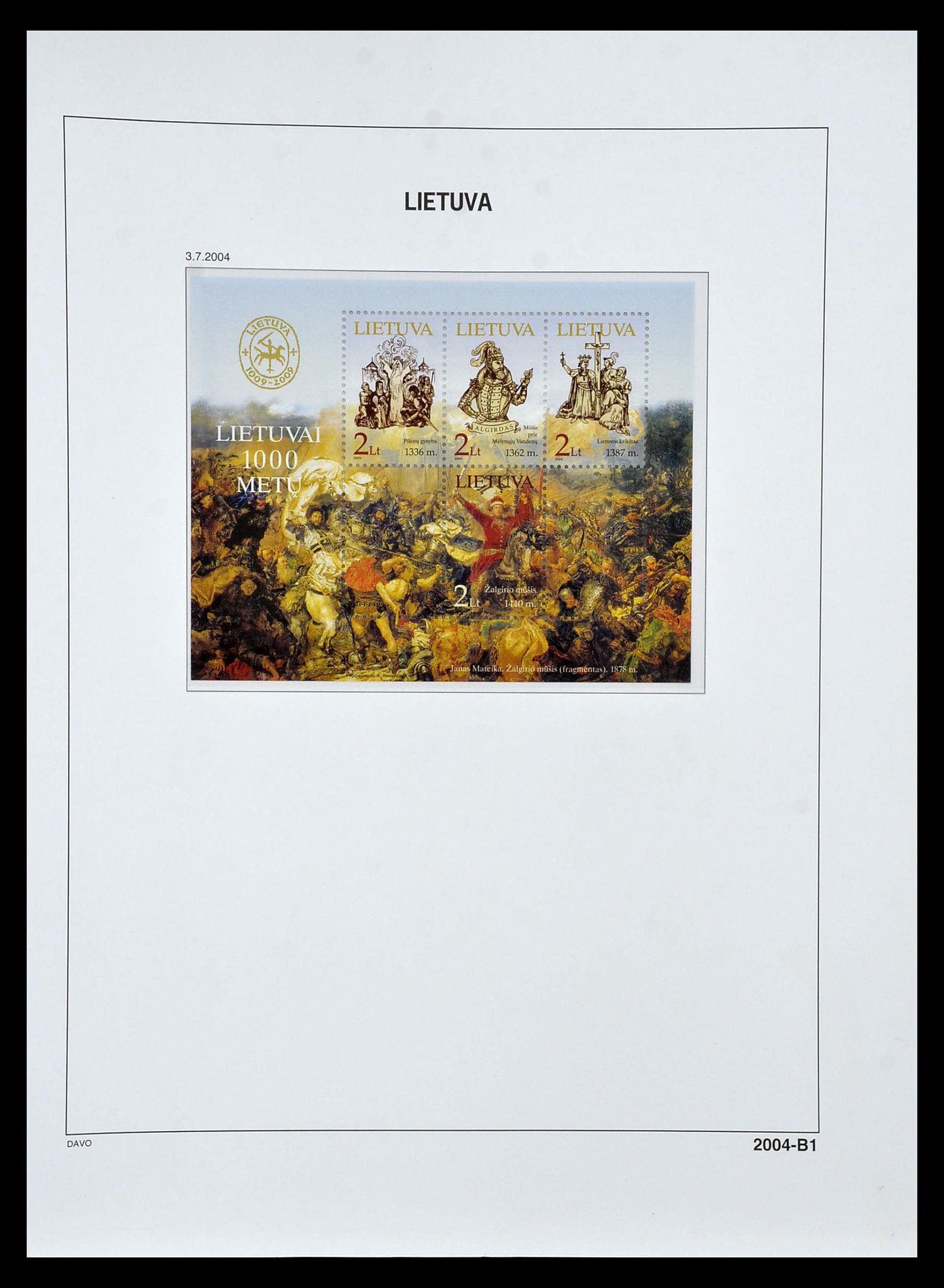 34847 190 - Postzegelverzameling 34847 Baltische Staten 1918-2009.