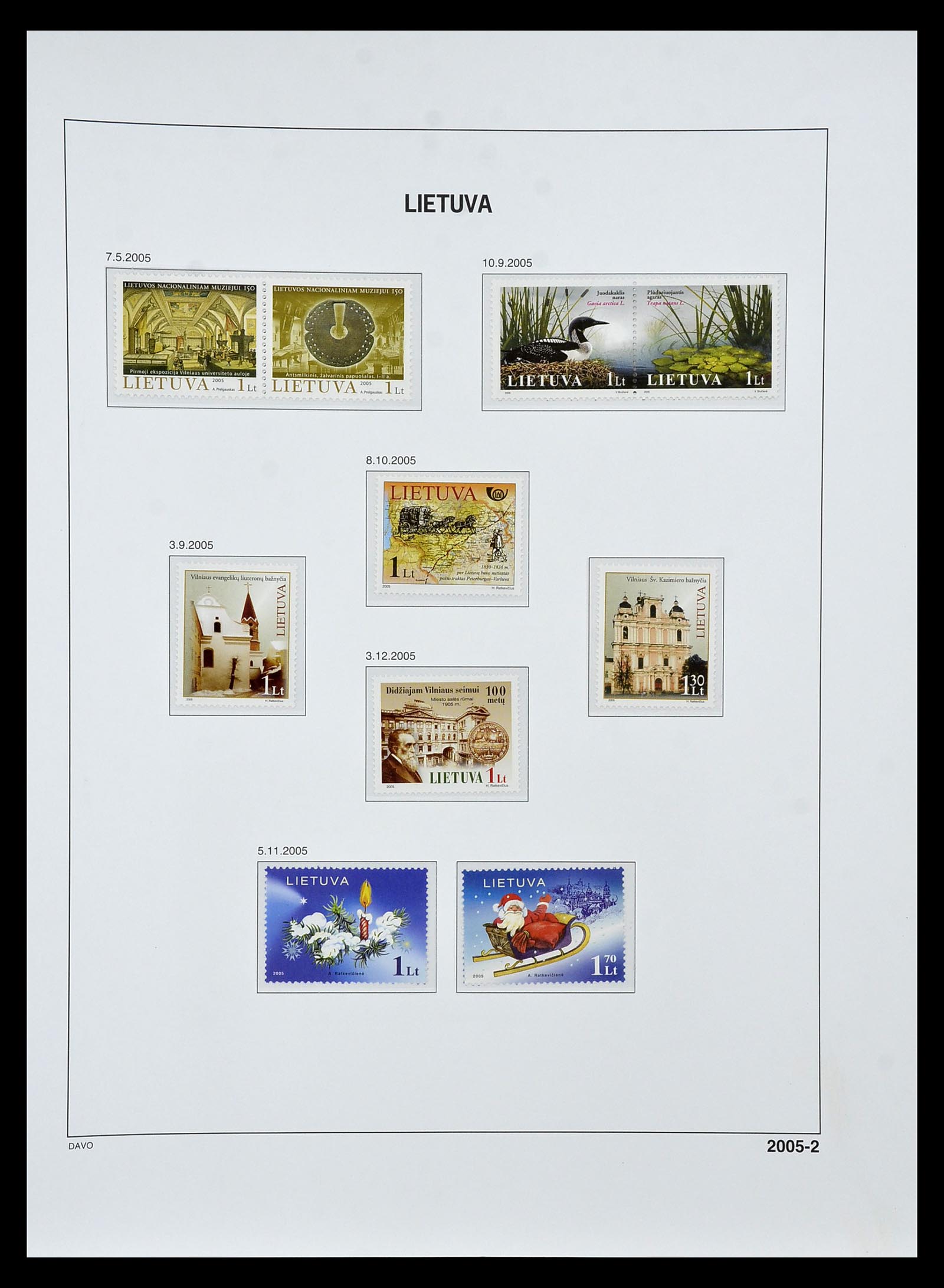 34847 192 - Postzegelverzameling 34847 Baltische Staten 1918-2009.
