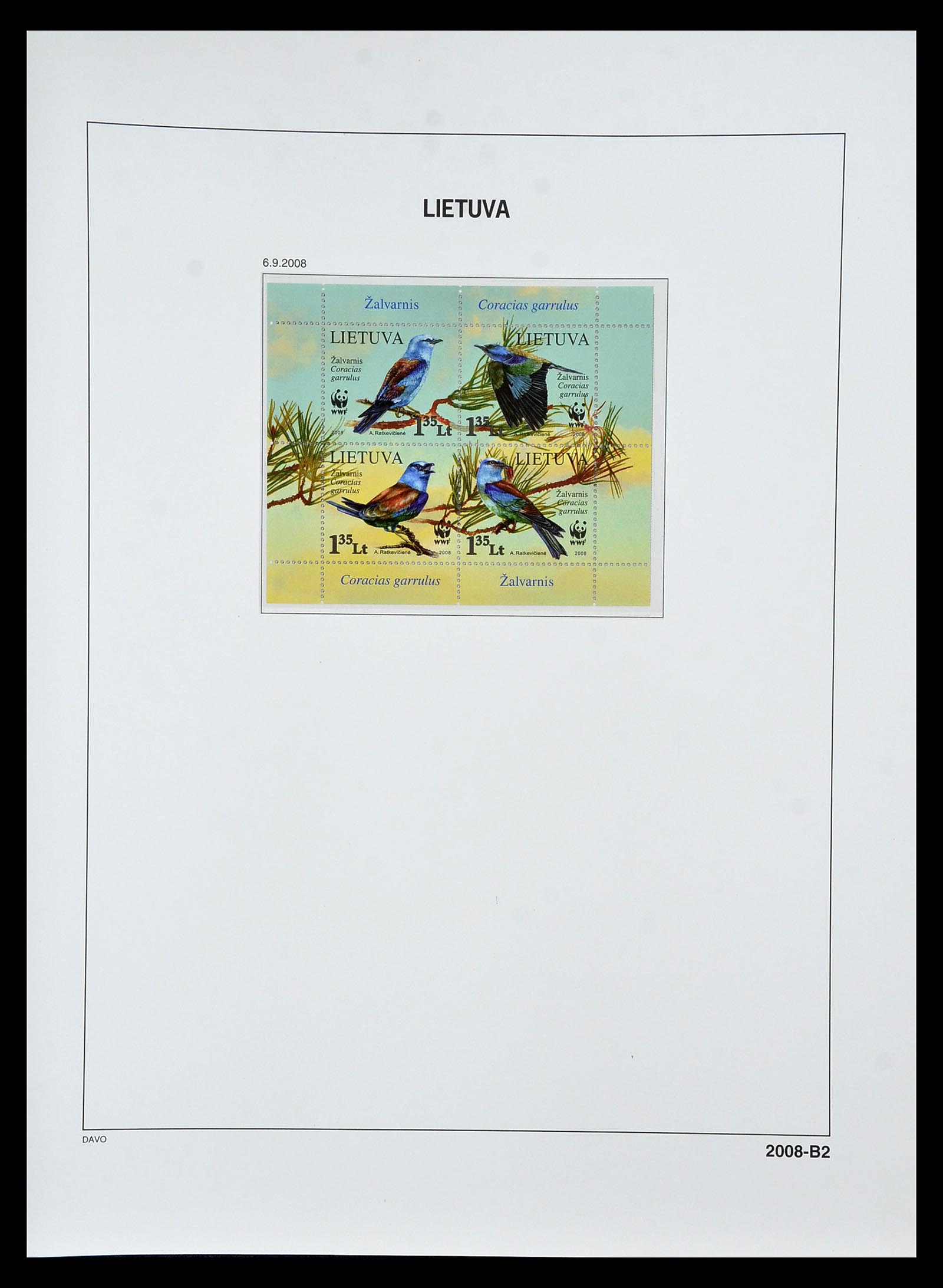 34847 205 - Postzegelverzameling 34847 Baltische Staten 1918-2009.