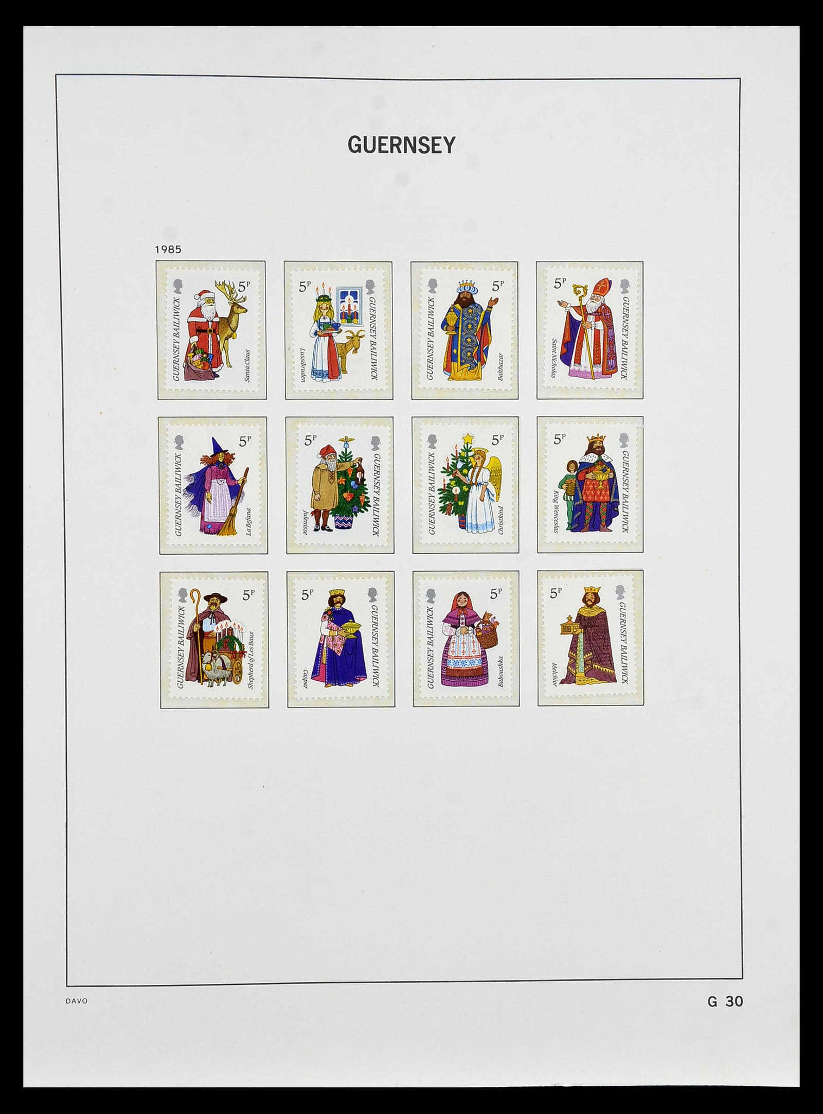 34849 029 - Postzegelverzameling 34849 Guernsey 1969-2005.