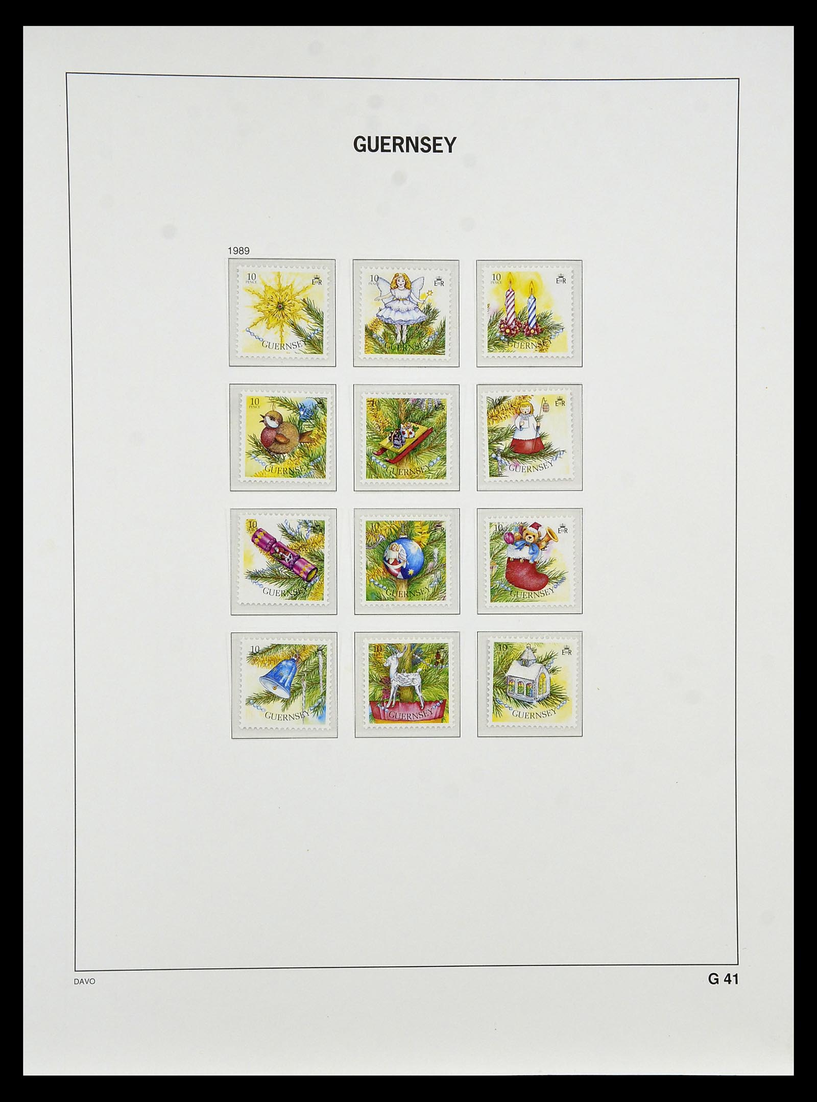 34849 040 - Postzegelverzameling 34849 Guernsey 1969-2005.