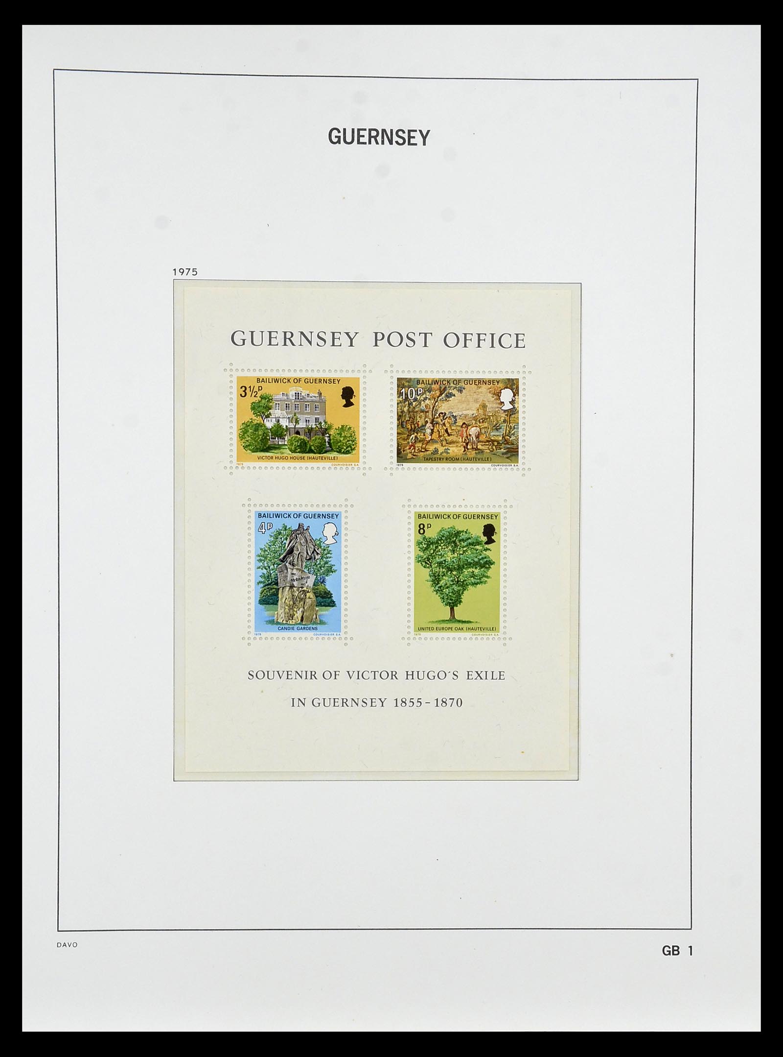 34849 041 - Postzegelverzameling 34849 Guernsey 1969-2005.
