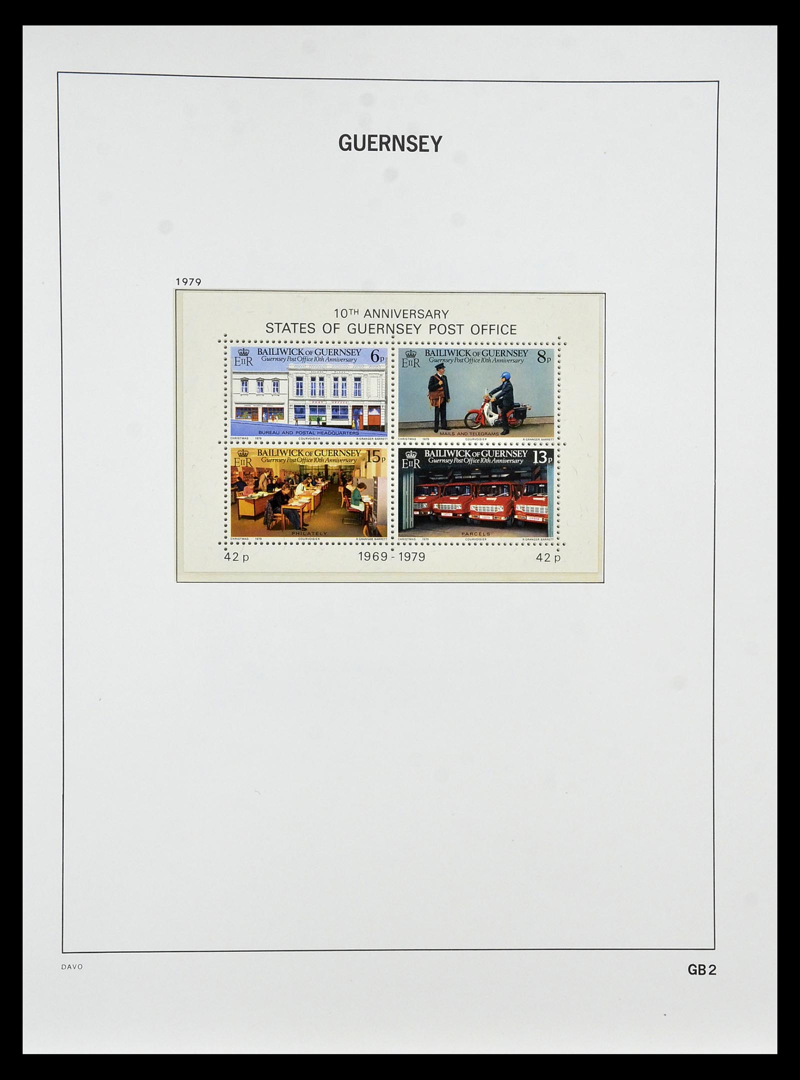 34849 042 - Postzegelverzameling 34849 Guernsey 1969-2005.