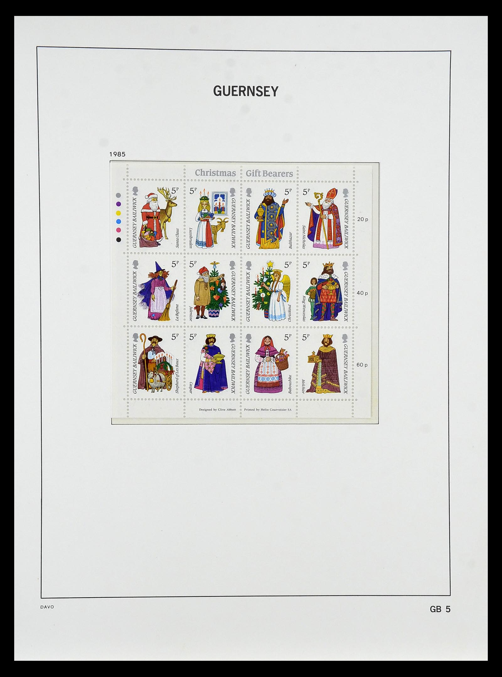 34849 045 - Postzegelverzameling 34849 Guernsey 1969-2005.