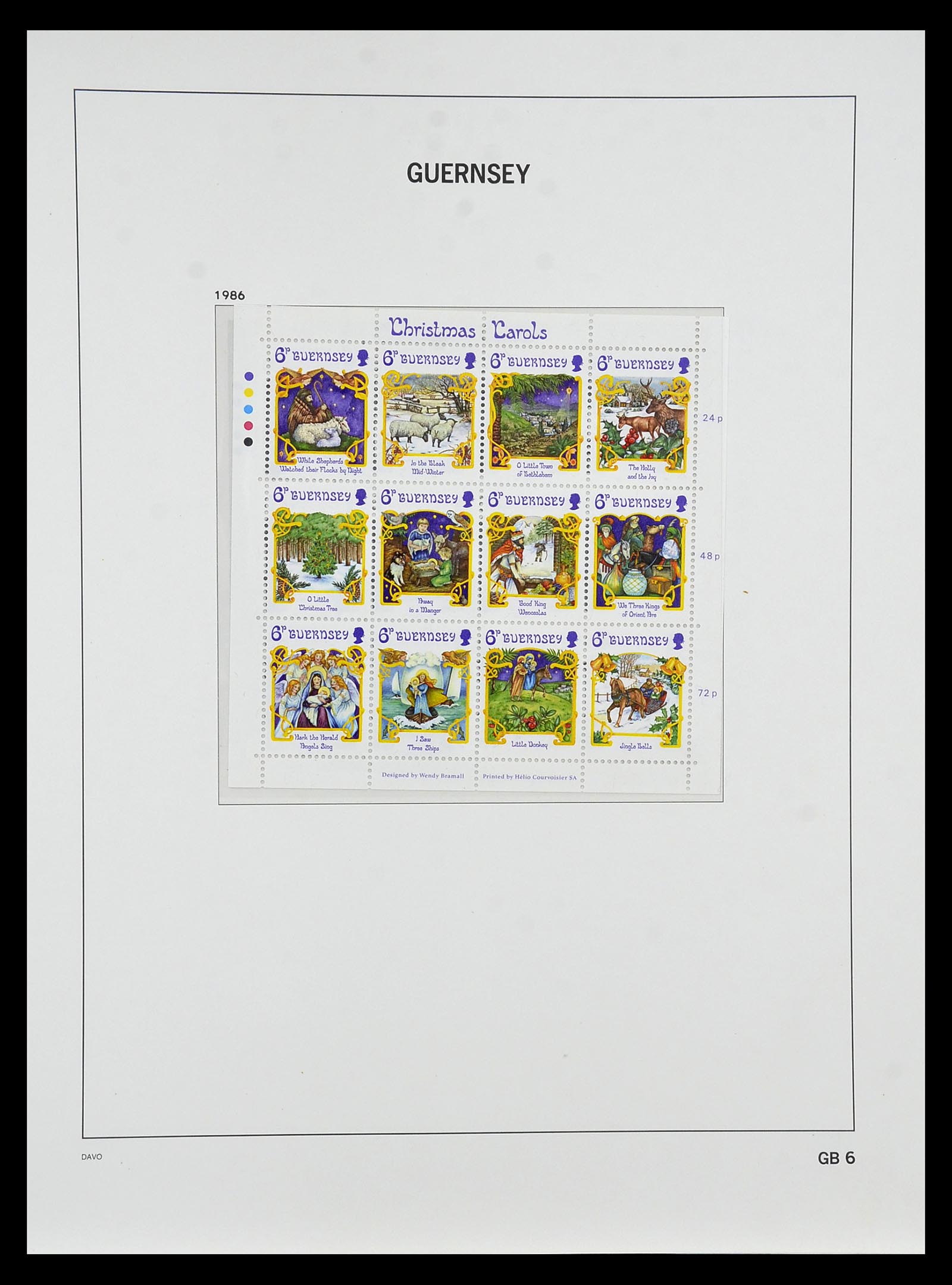 34849 046 - Postzegelverzameling 34849 Guernsey 1969-2005.