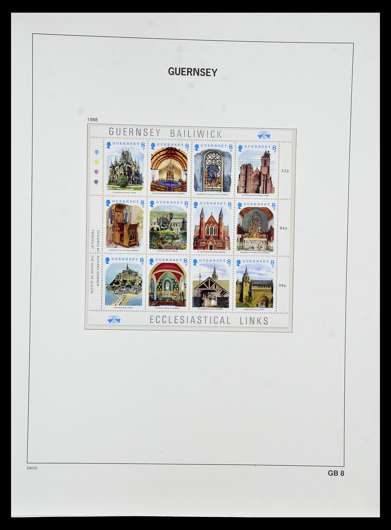 34849 048 - Postzegelverzameling 34849 Guernsey 1969-2005.