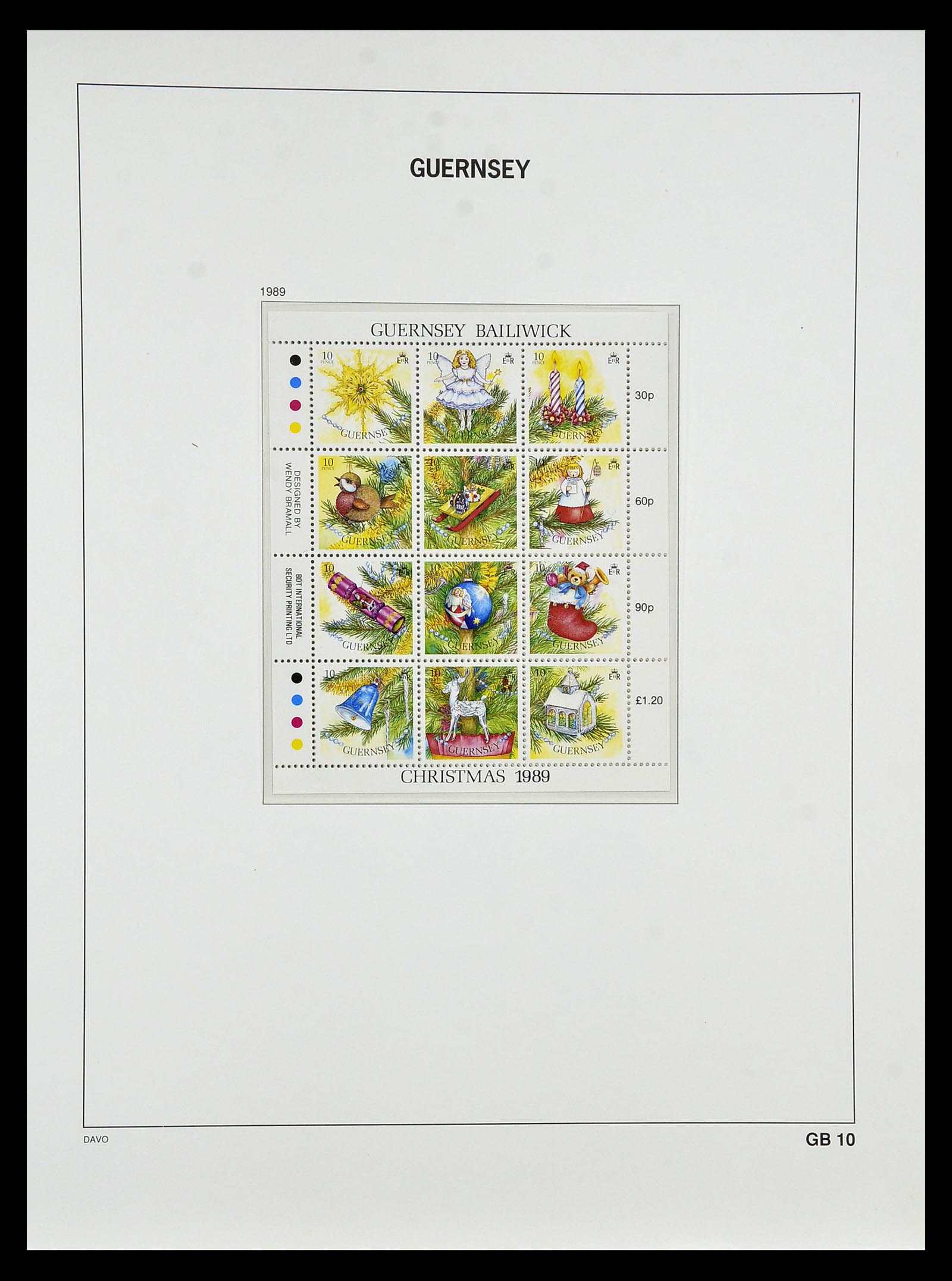 34849 050 - Postzegelverzameling 34849 Guernsey 1969-2005.