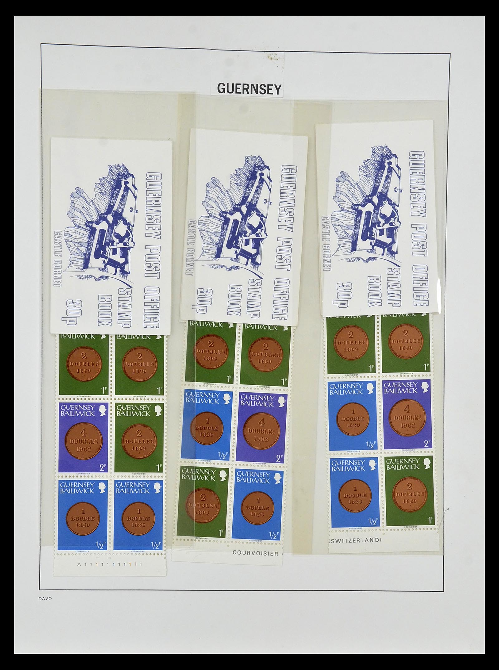 34849 054 - Postzegelverzameling 34849 Guernsey 1969-2005.