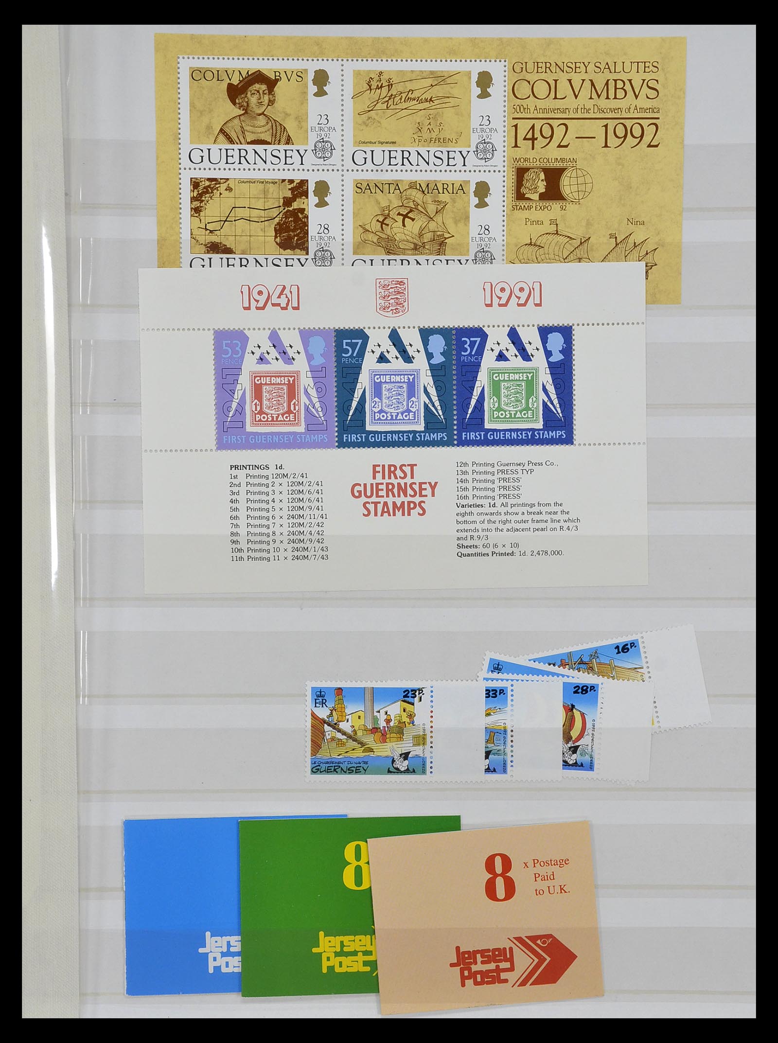 34849 055 - Postzegelverzameling 34849 Guernsey 1969-2005.
