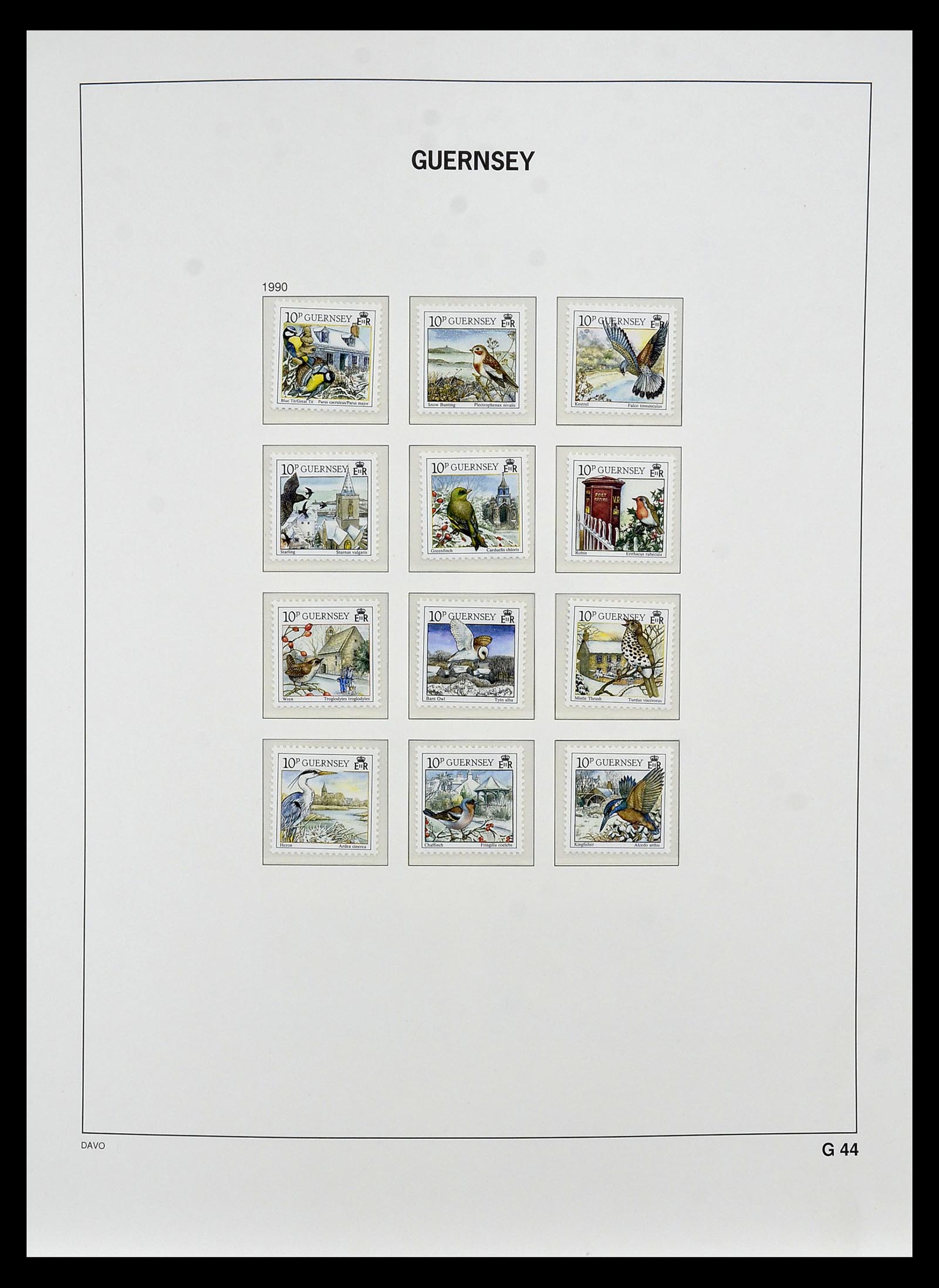 34849 060 - Postzegelverzameling 34849 Guernsey 1969-2005.