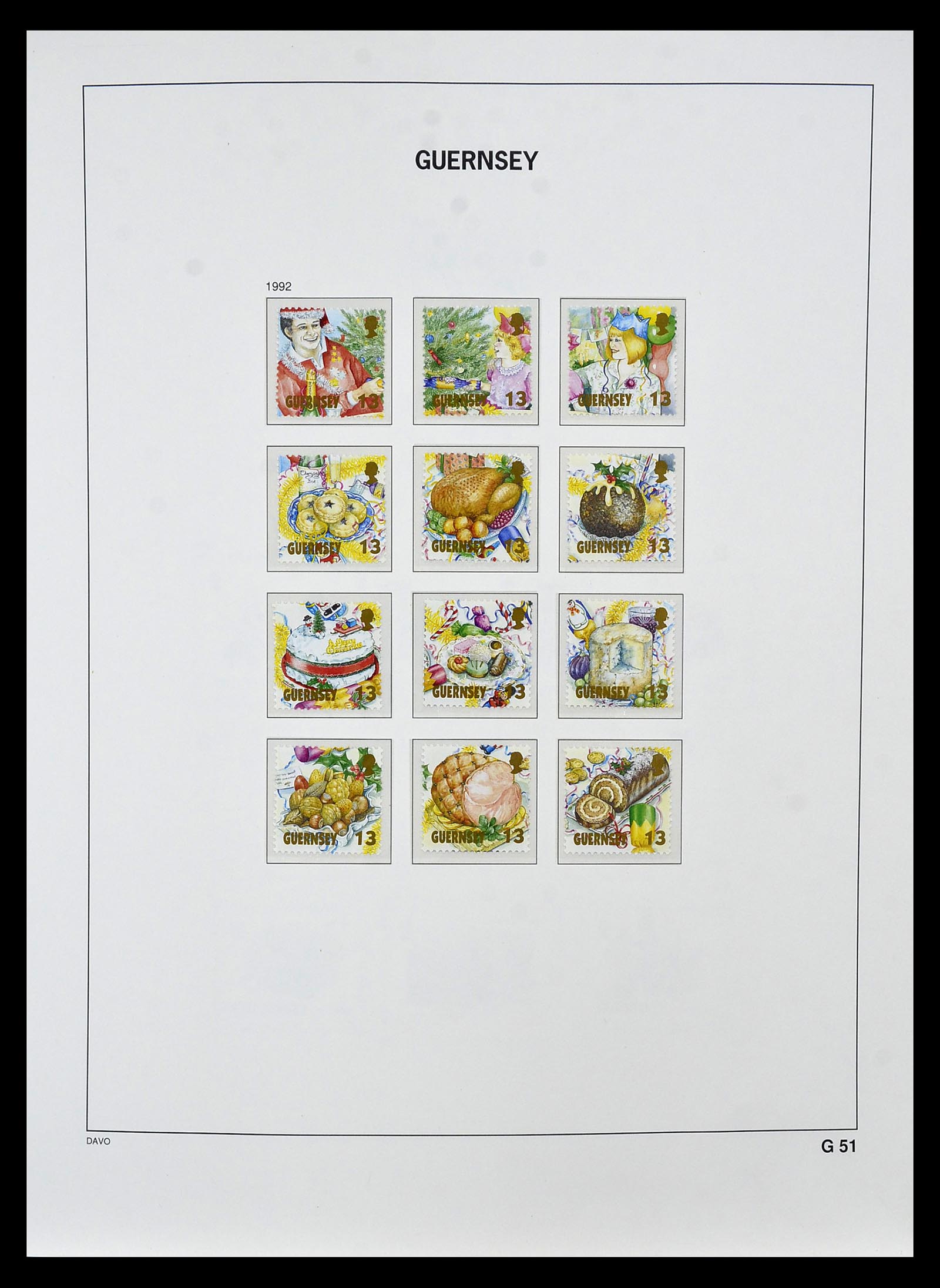 34849 067 - Postzegelverzameling 34849 Guernsey 1969-2005.