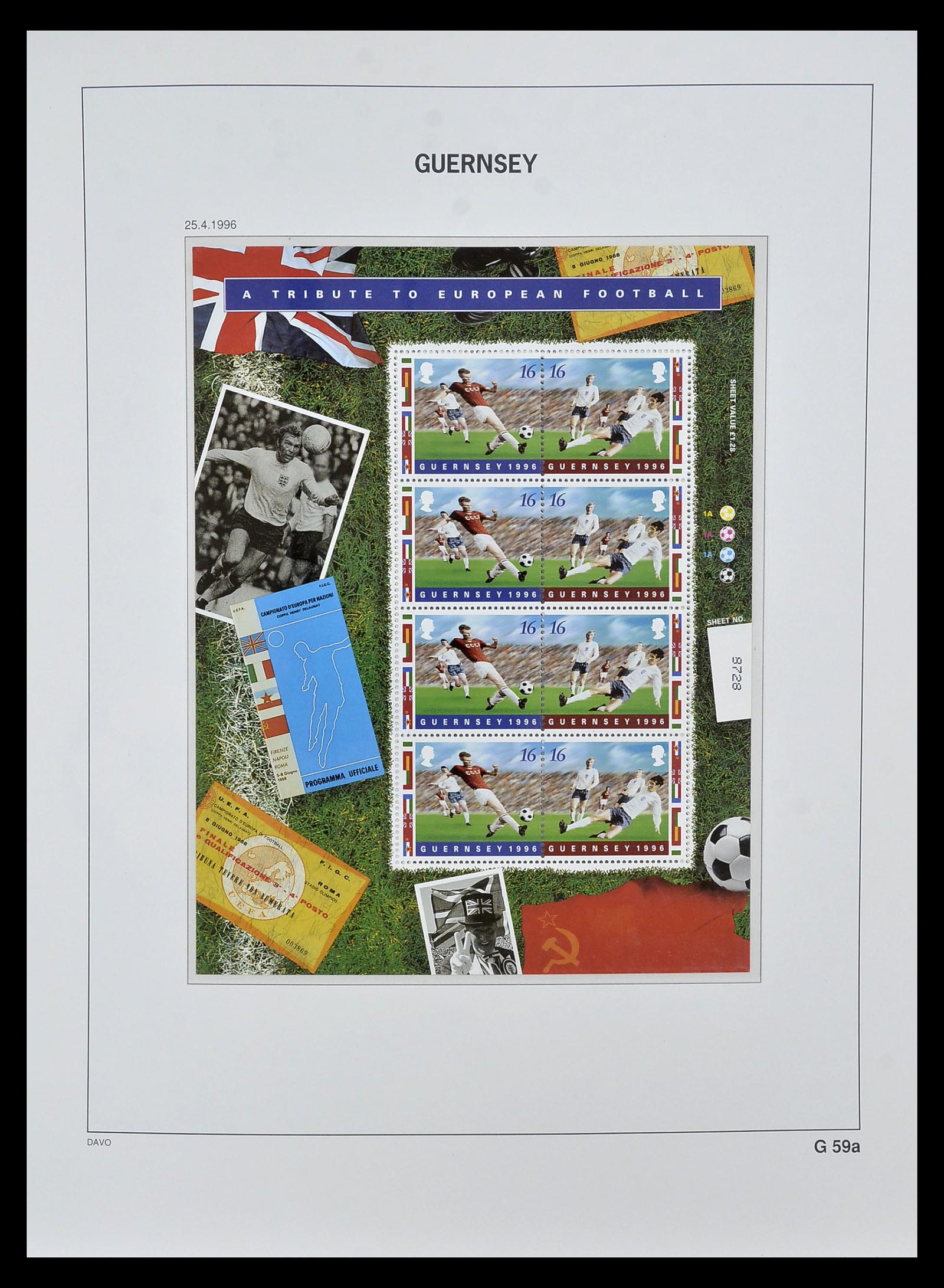 34849 076 - Postzegelverzameling 34849 Guernsey 1969-2005.