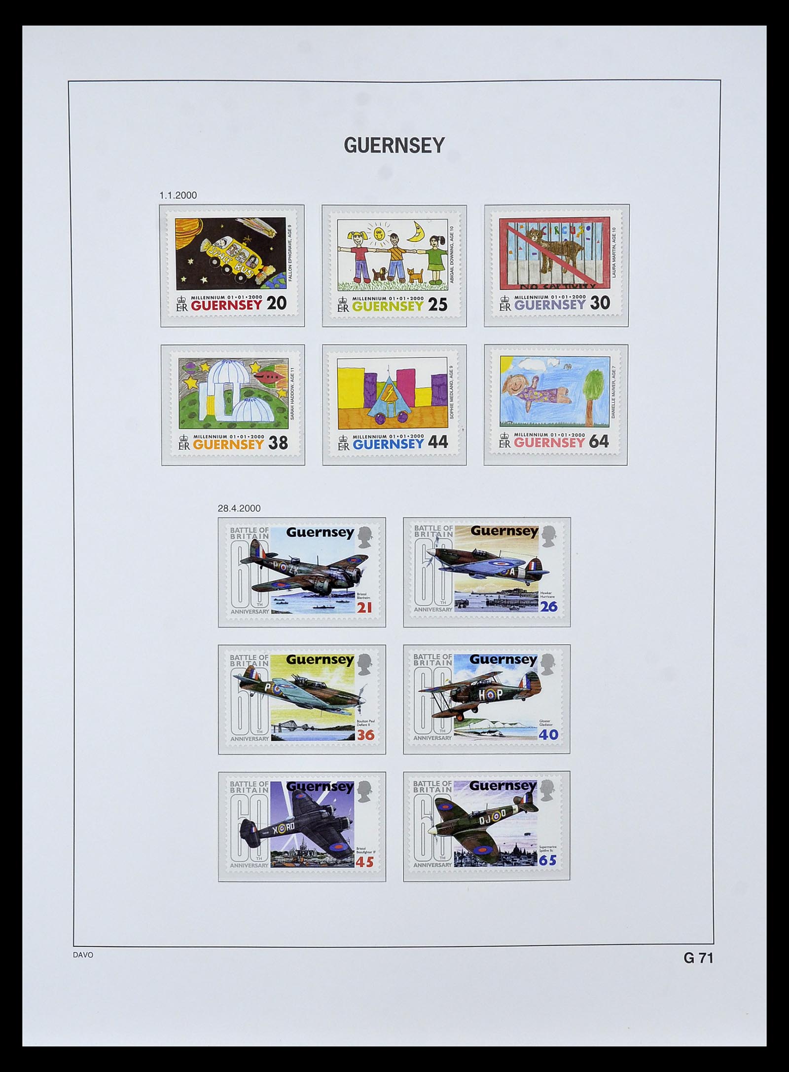 34849 091 - Stamp Collection 34849 Guernsey 1969-2005.