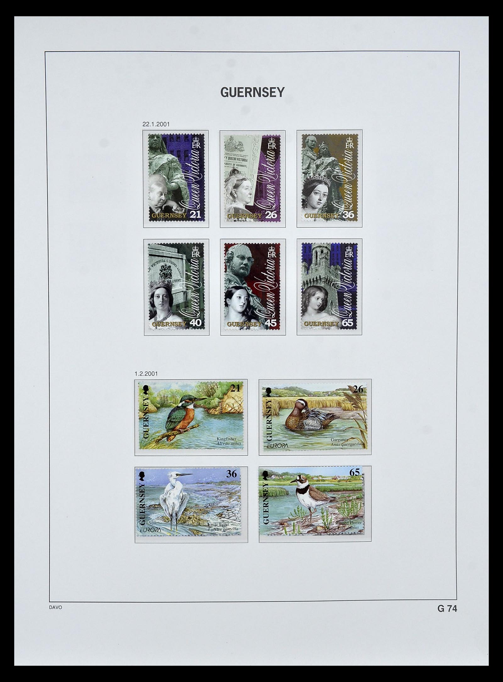 34849 094 - Stamp Collection 34849 Guernsey 1969-2005.