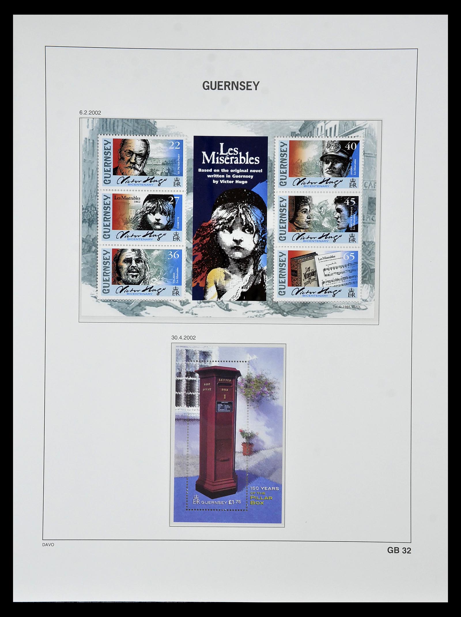 34849 130 - Postzegelverzameling 34849 Guernsey 1969-2005.