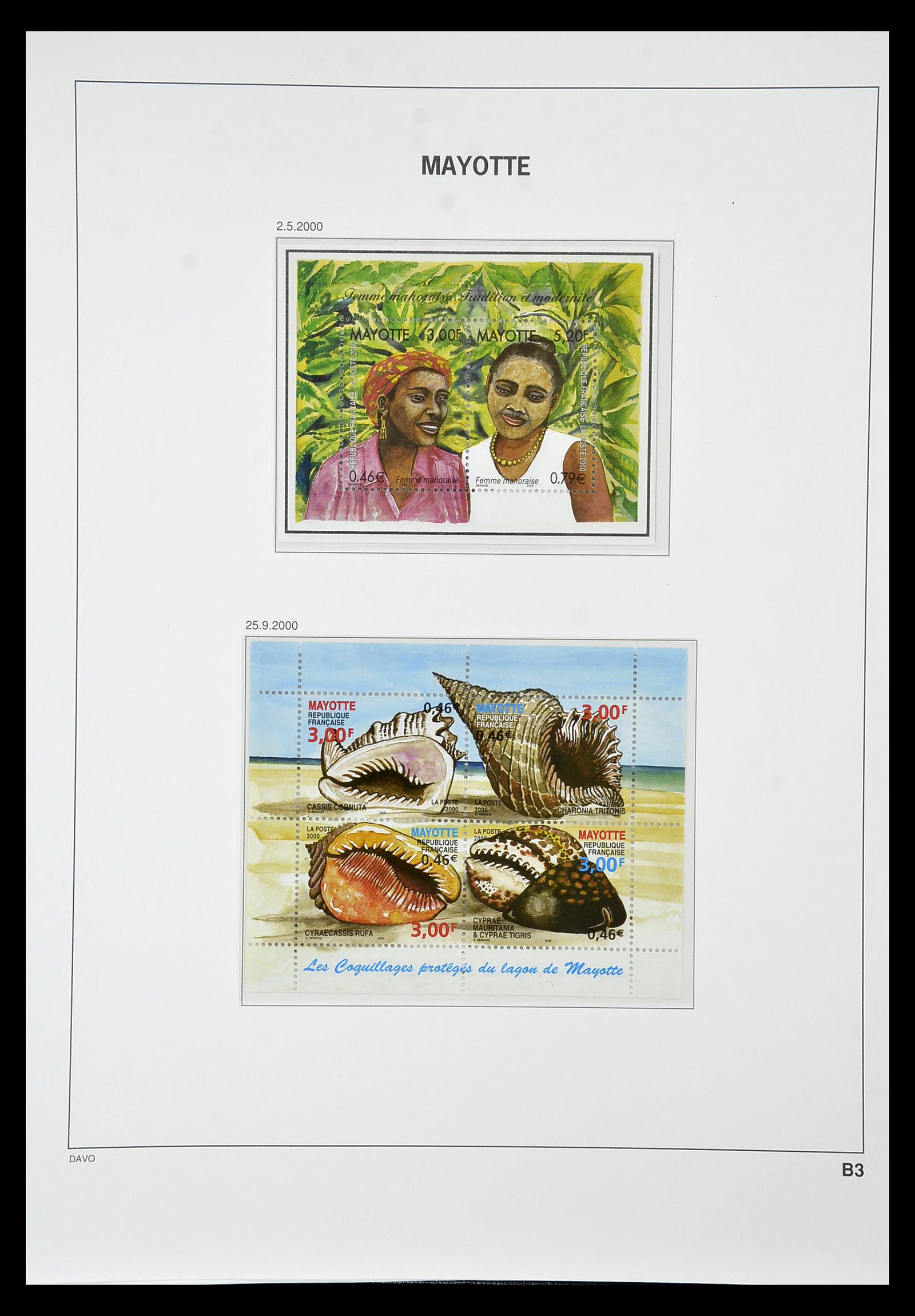 34851 026 - Postzegelverzameling 34851 Mayotte 1997-2011.