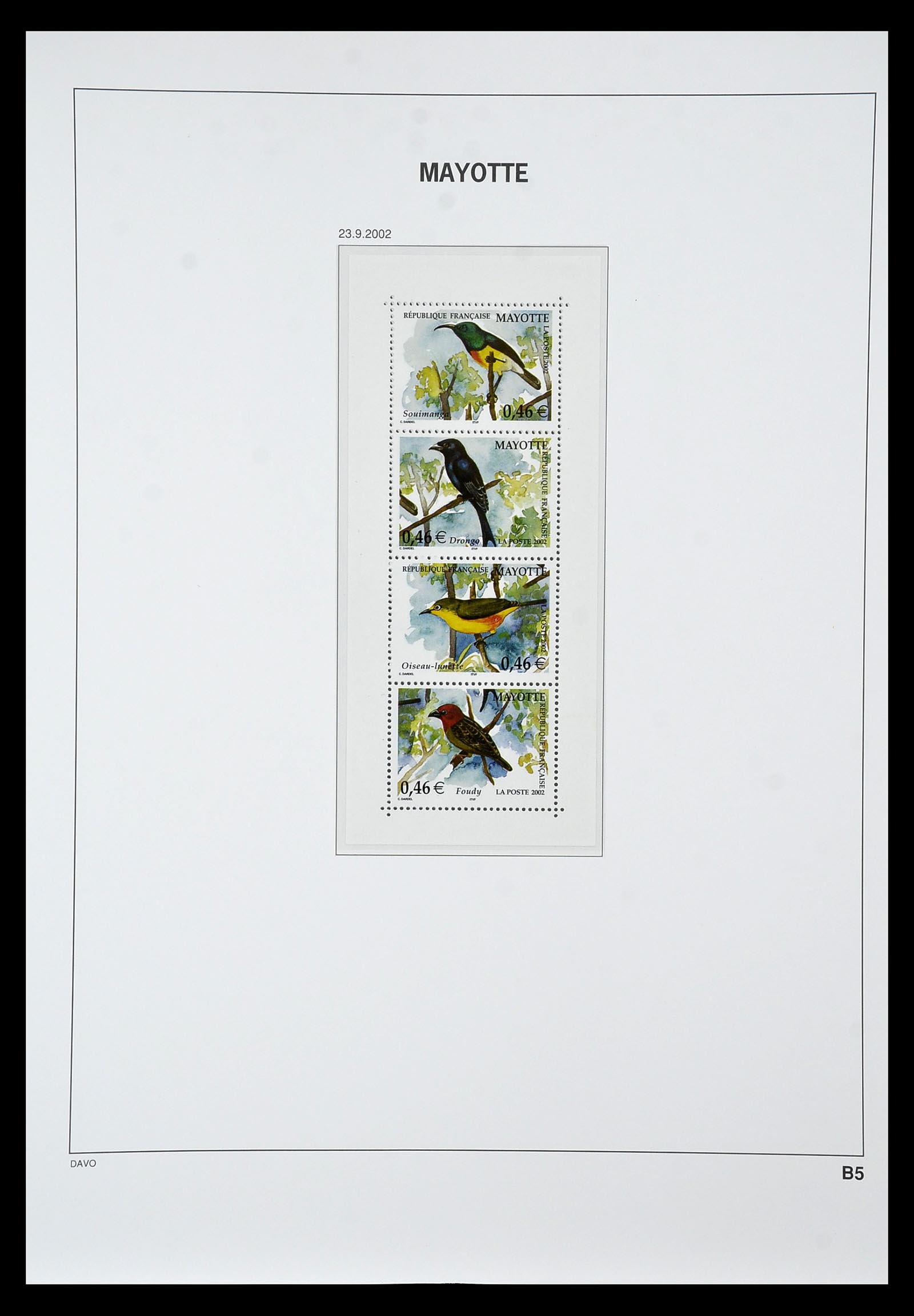 34851 028 - Postzegelverzameling 34851 Mayotte 1997-2011.
