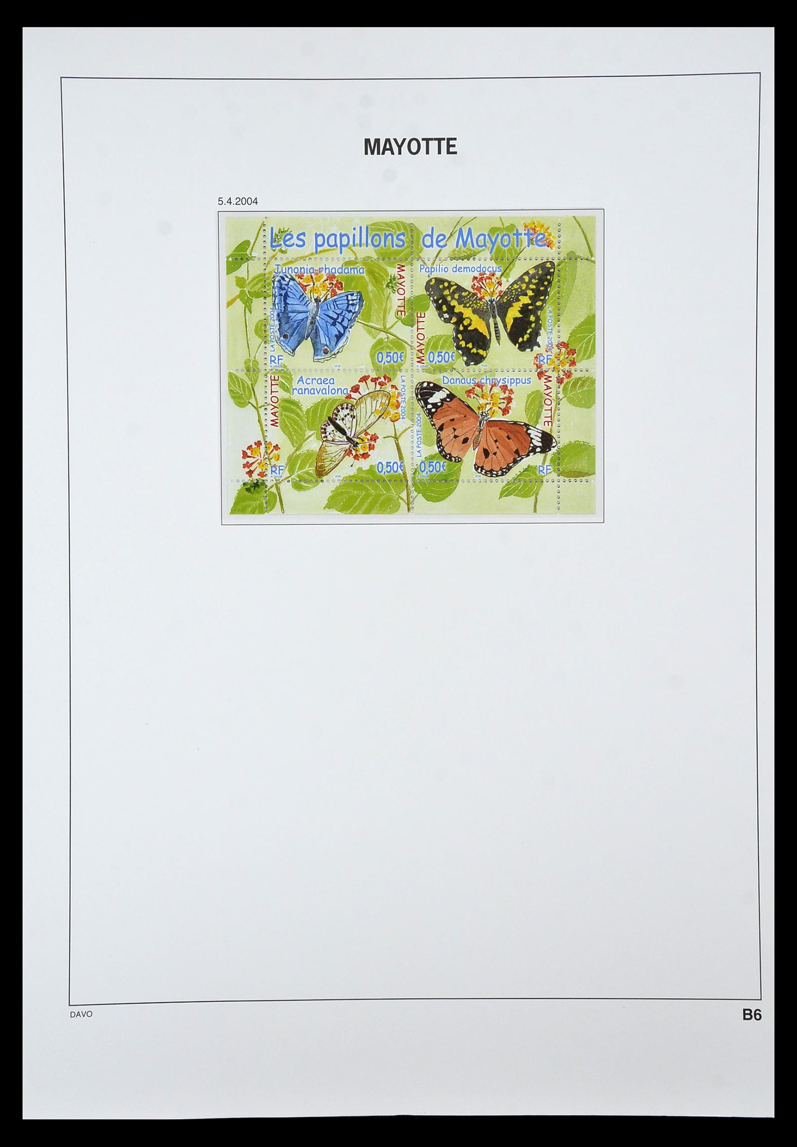 34851 029 - Postzegelverzameling 34851 Mayotte 1997-2011.