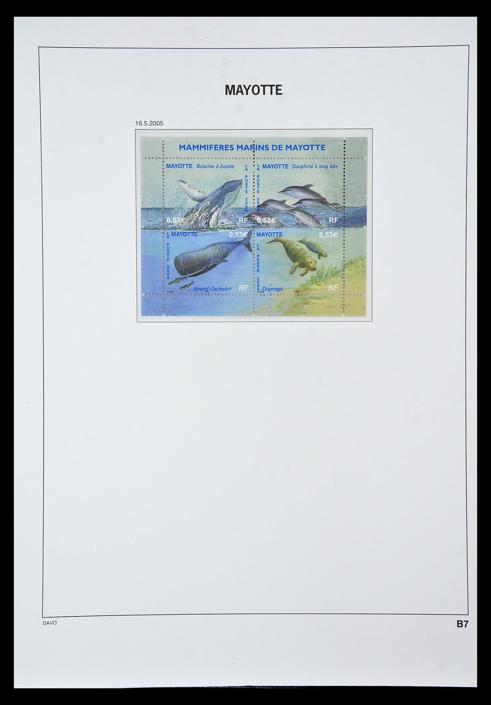 34851 030 - Postzegelverzameling 34851 Mayotte 1997-2011.