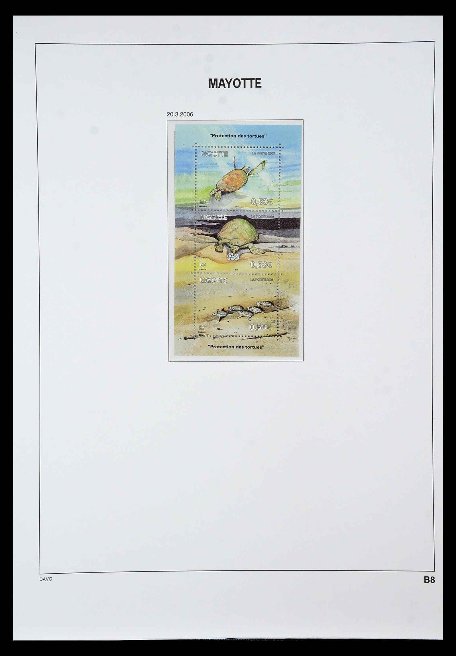 34851 031 - Postzegelverzameling 34851 Mayotte 1997-2011.
