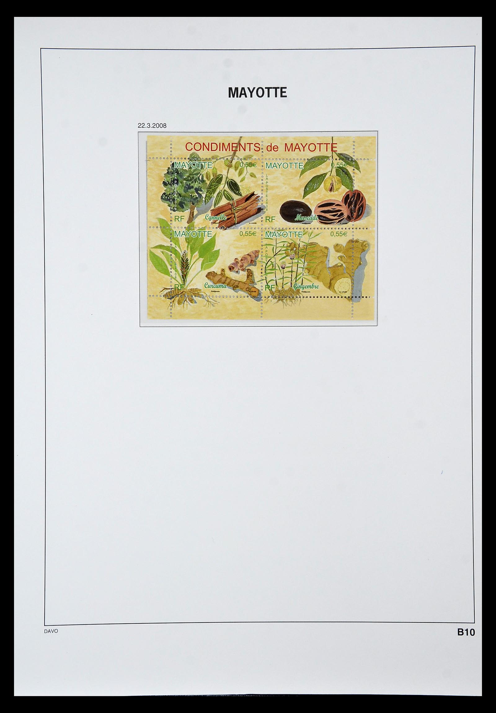 34851 033 - Postzegelverzameling 34851 Mayotte 1997-2011.