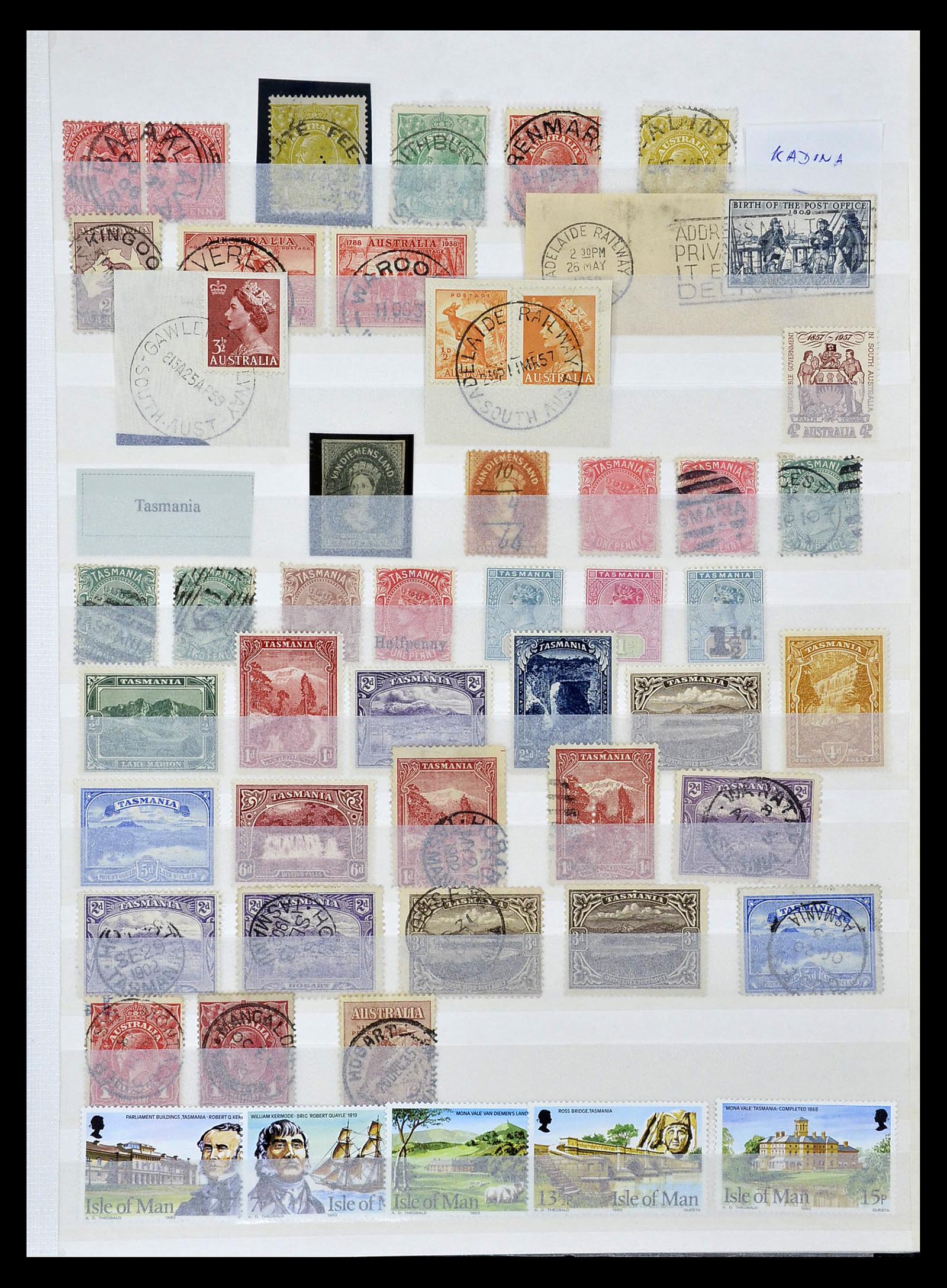 34872 003 - Postzegelverzameling 34872 Australië en Staten 1850-1980.