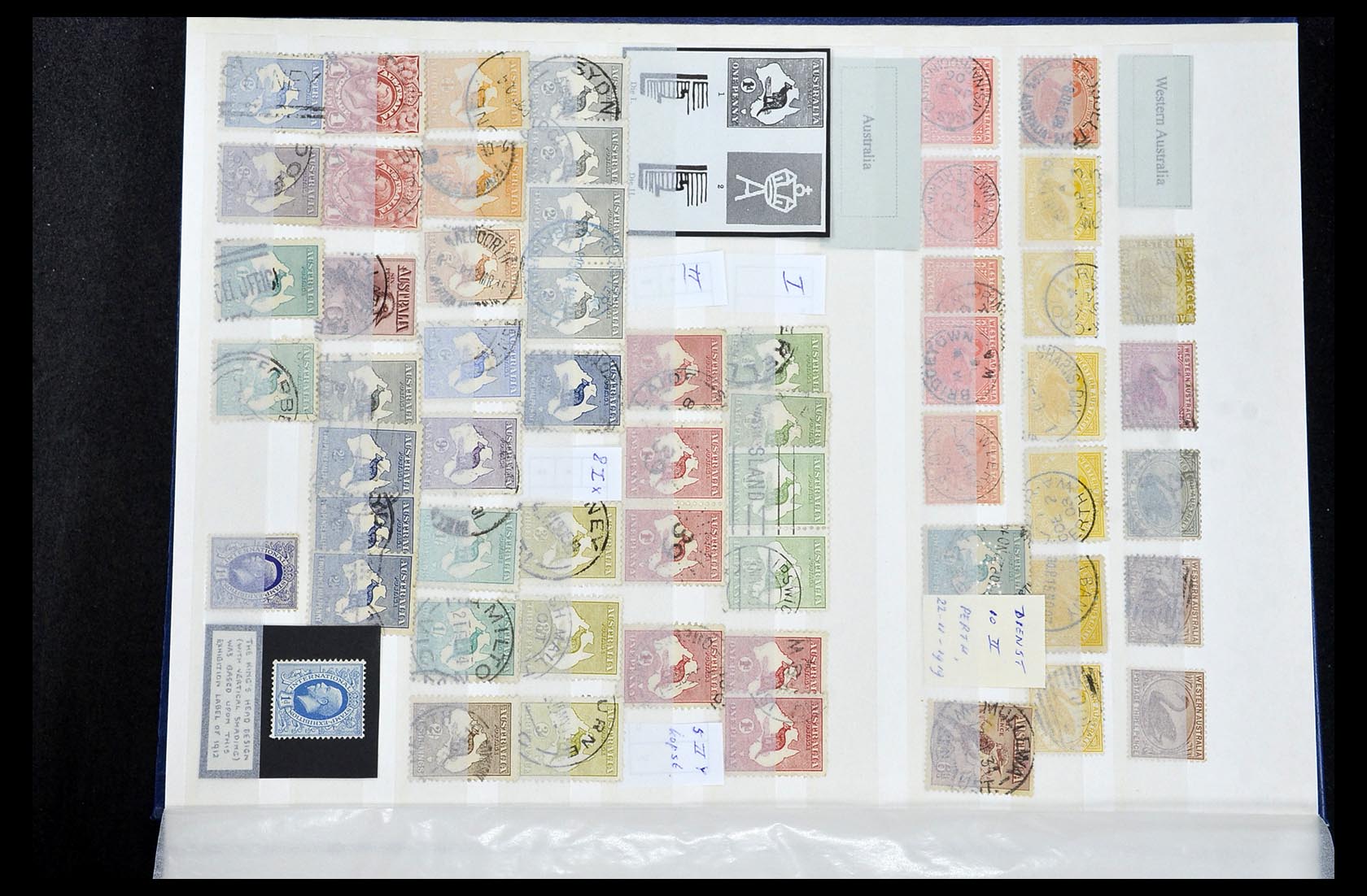 34872 007 - Postzegelverzameling 34872 Australië en Staten 1850-1980.