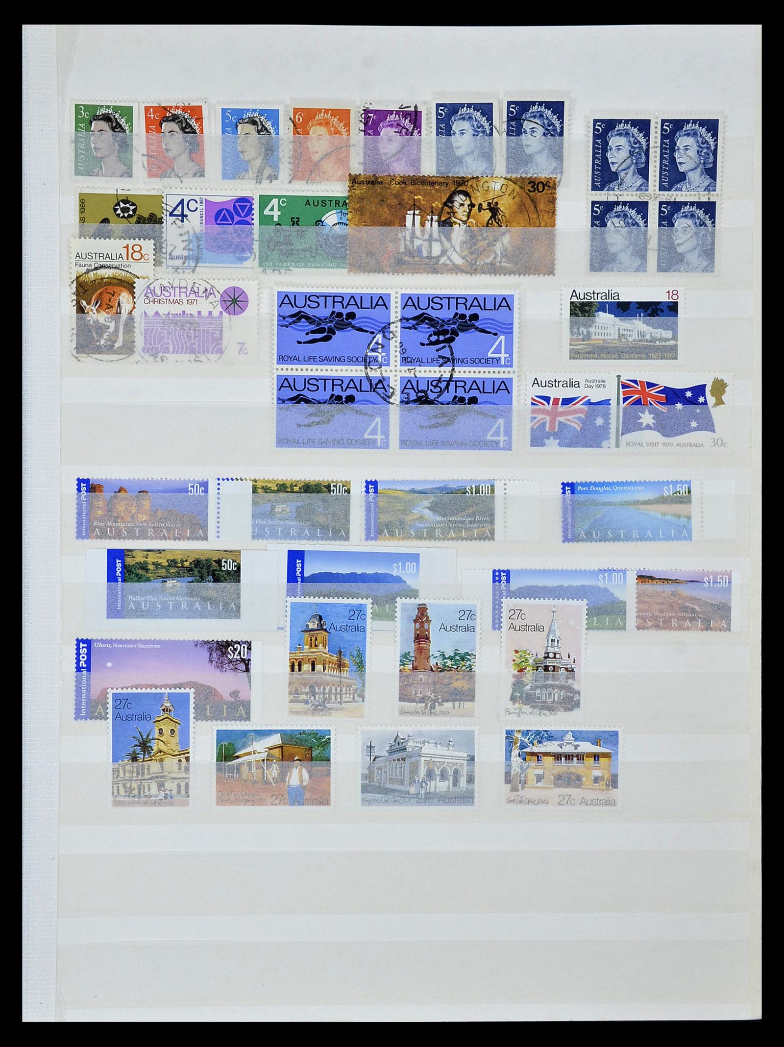 34872 015 - Postzegelverzameling 34872 Australië en Staten 1850-1980.