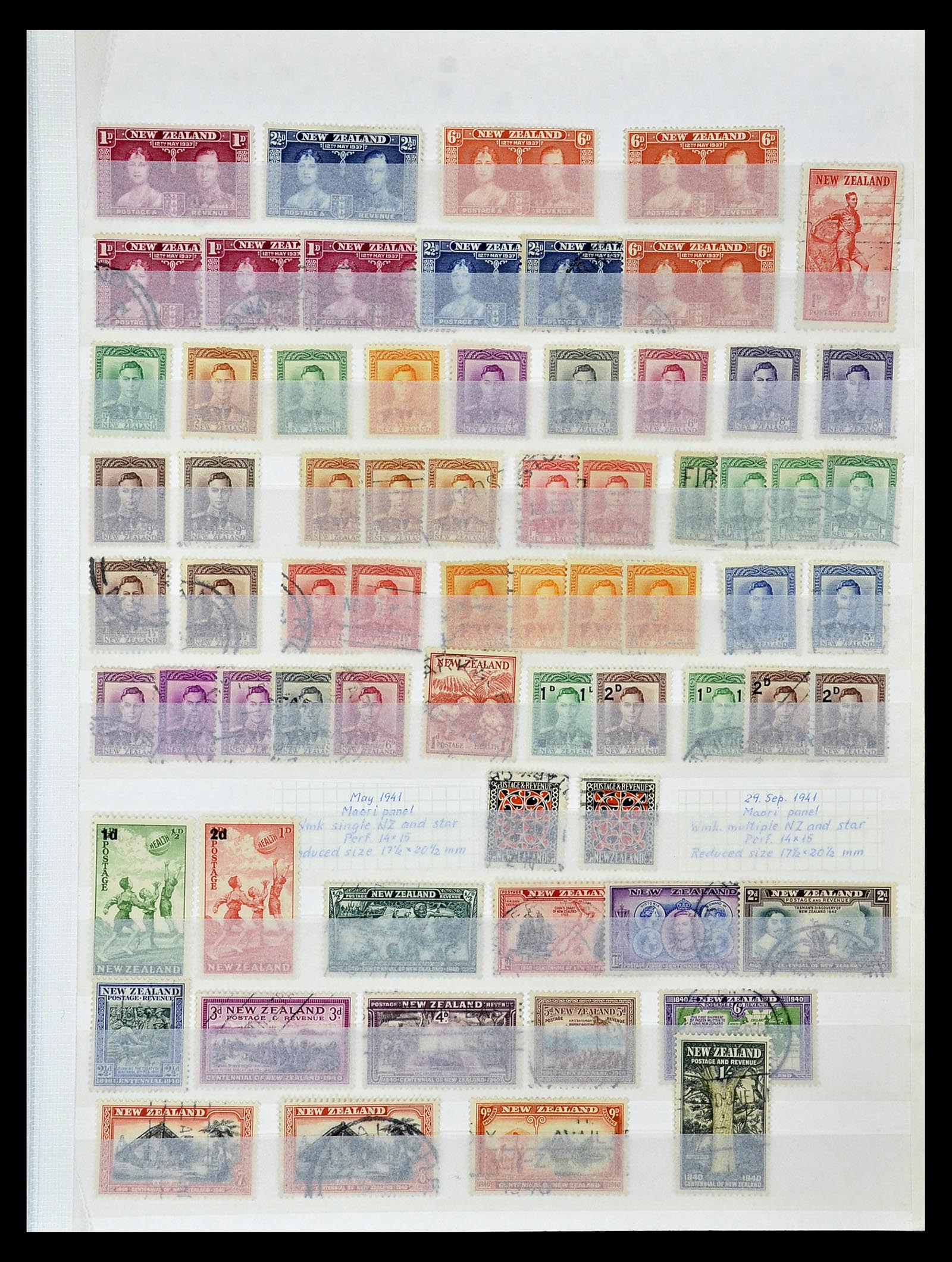 34872 025 - Postzegelverzameling 34872 Australië en Staten 1850-1980.