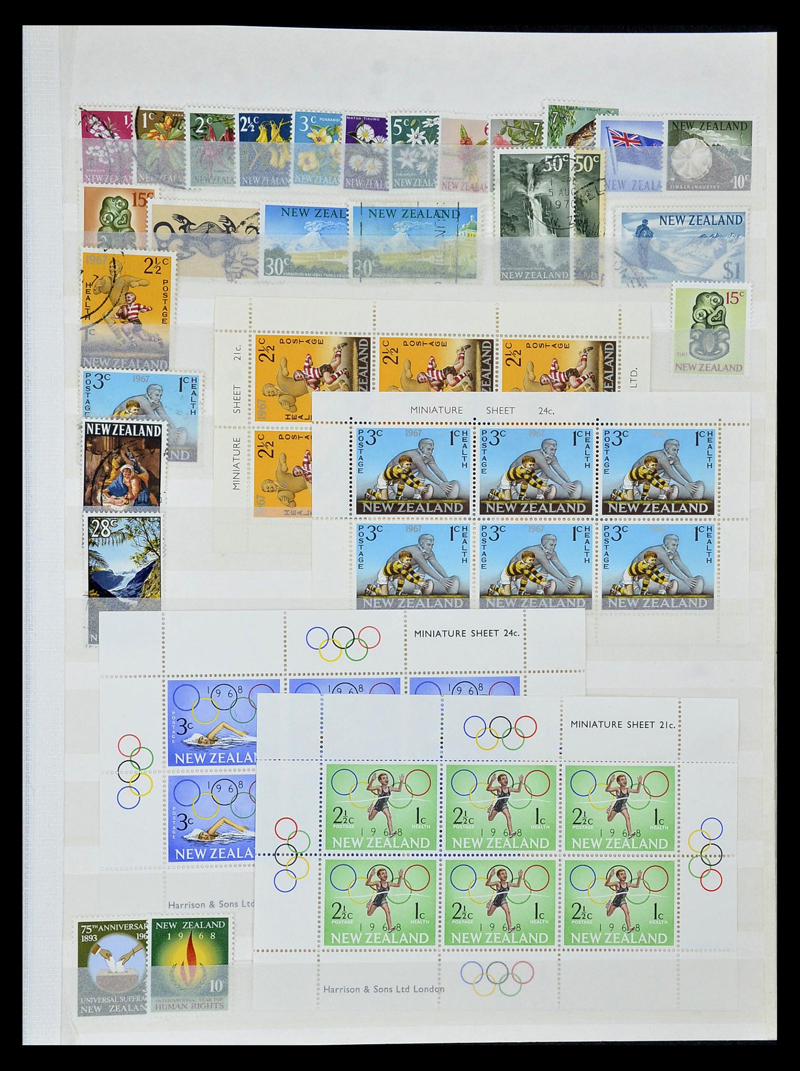 34872 033 - Postzegelverzameling 34872 Australië en Staten 1850-1980.