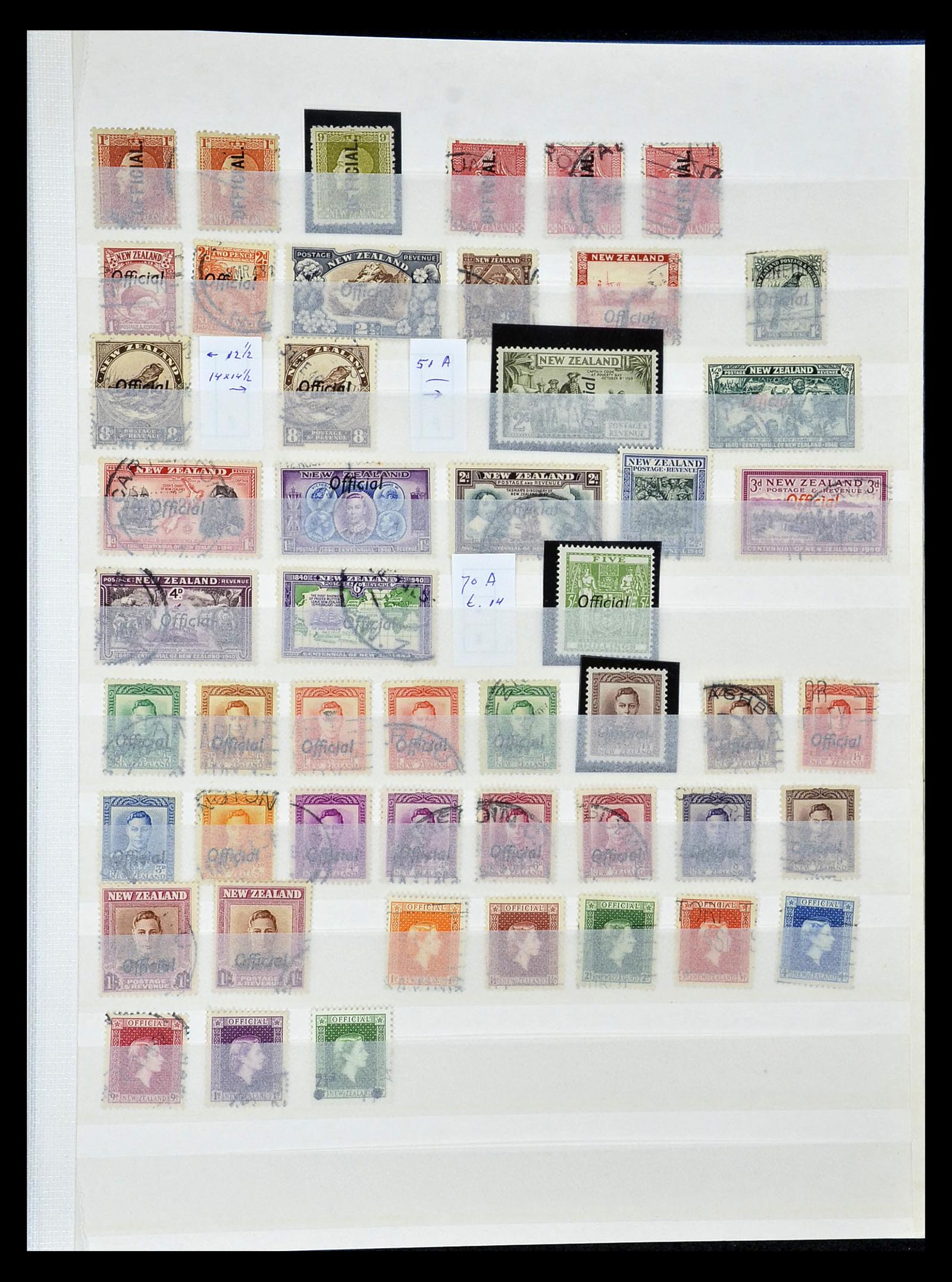 34872 036 - Postzegelverzameling 34872 Australië en Staten 1850-1980.