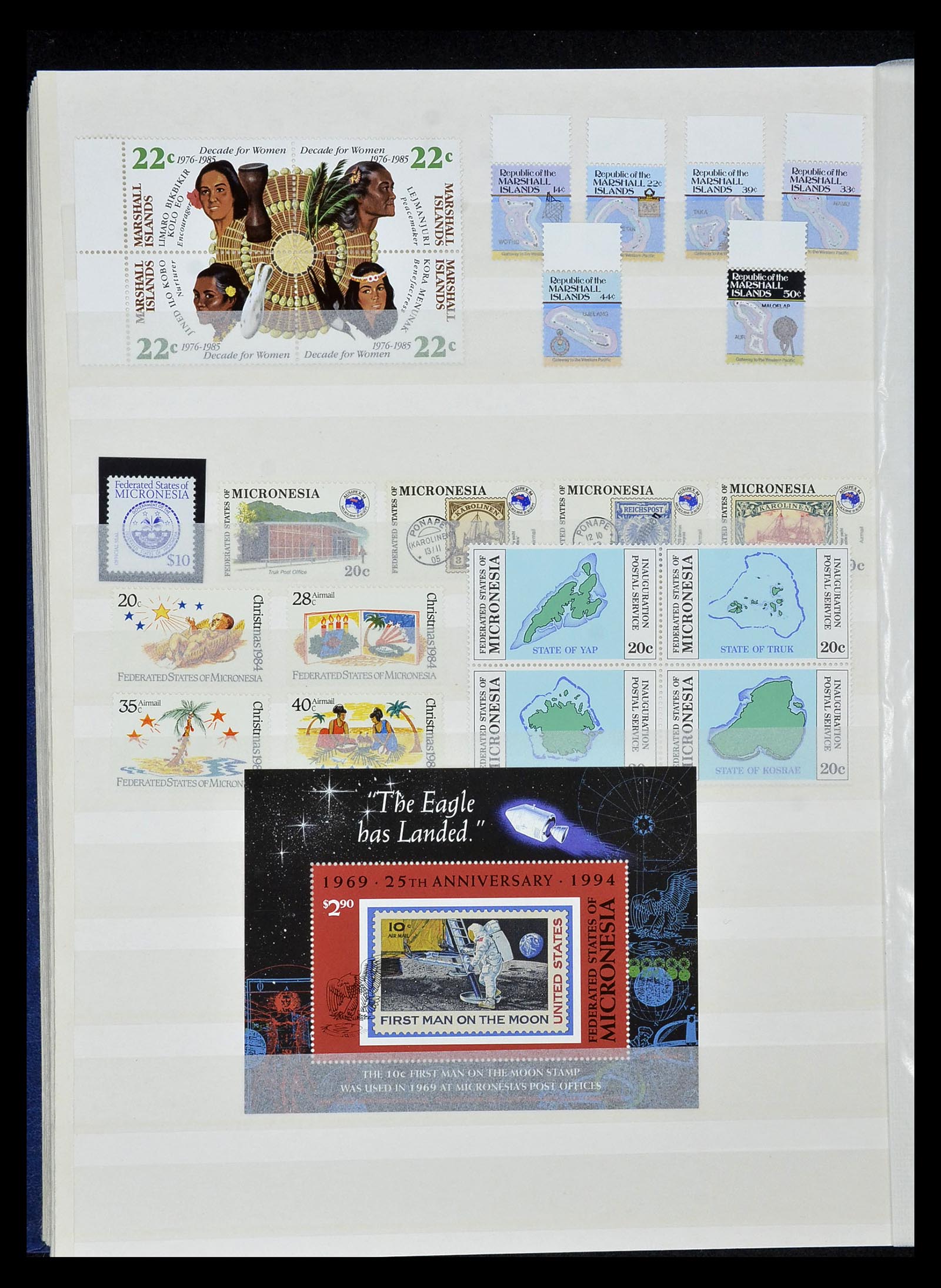 34872 042 - Postzegelverzameling 34872 Australië en Staten 1850-1980.