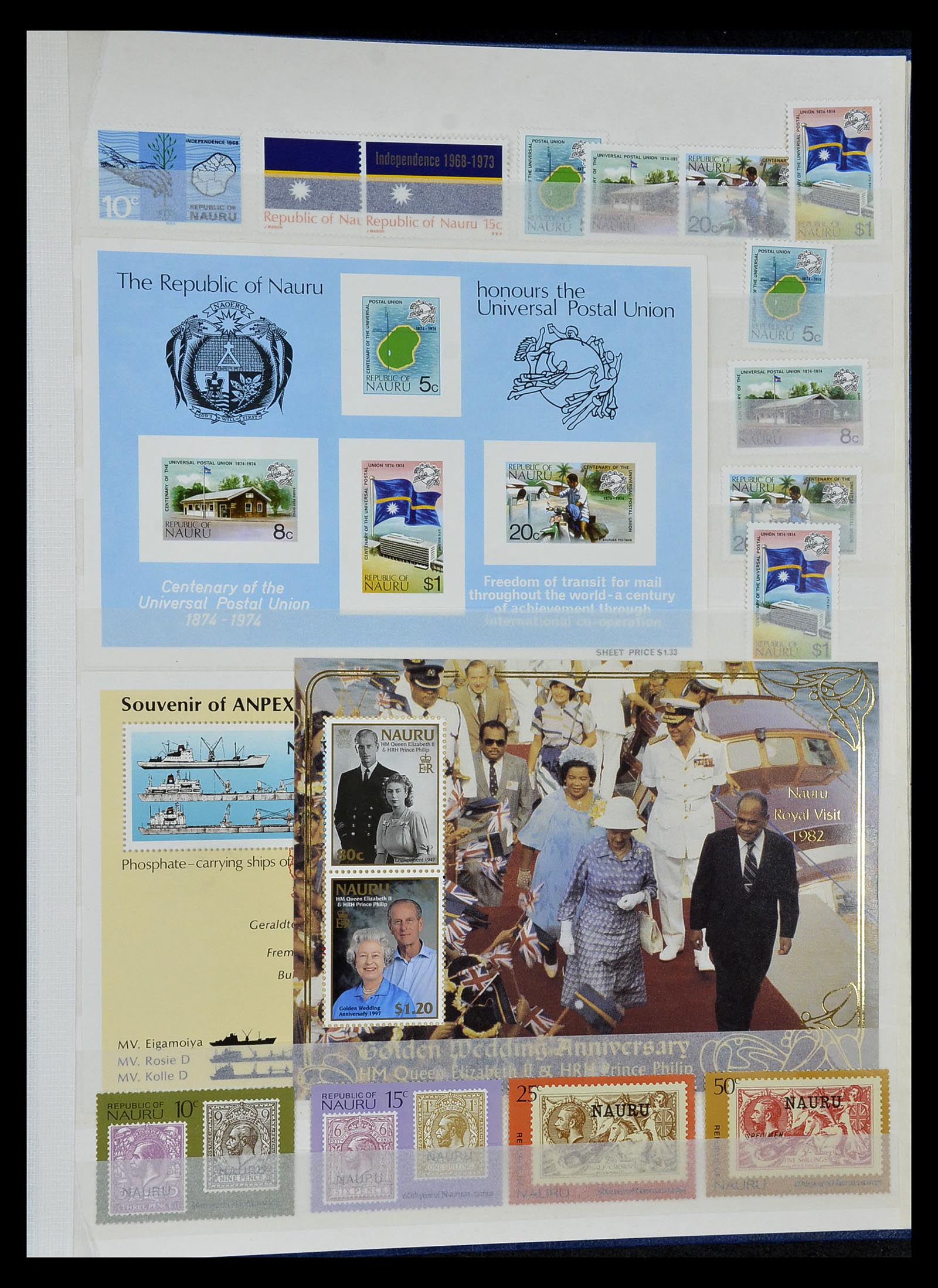34872 043 - Postzegelverzameling 34872 Australië en Staten 1850-1980.