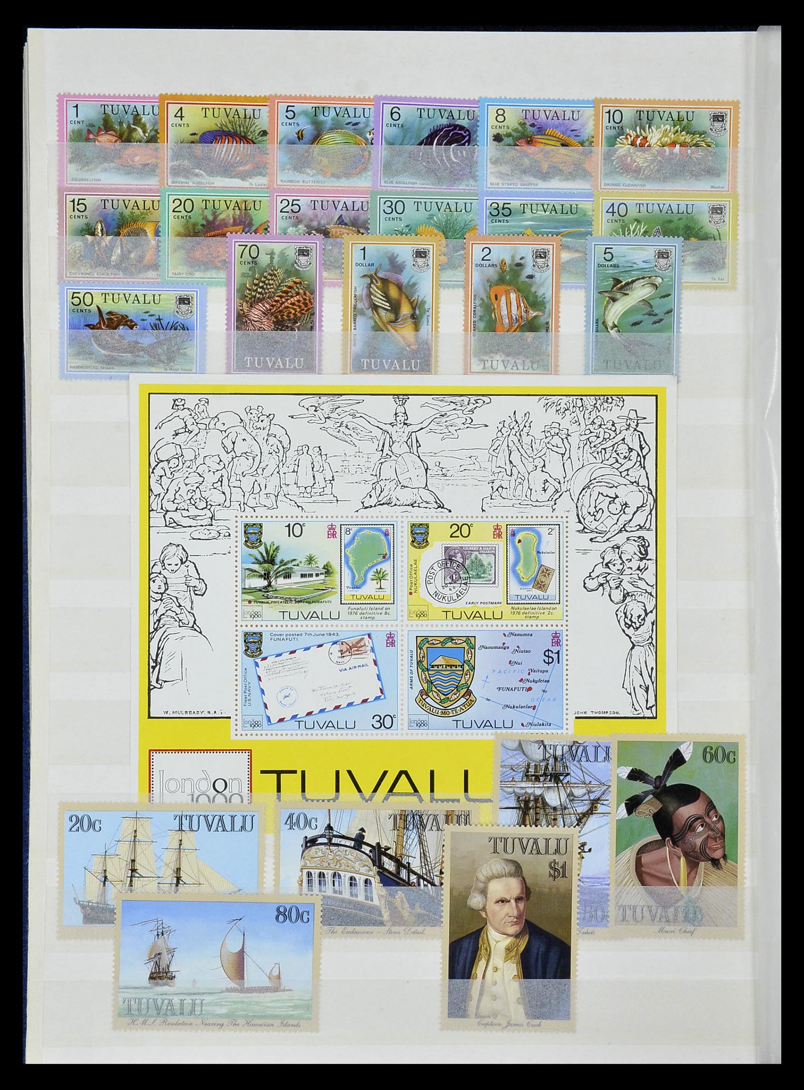 34872 047 - Postzegelverzameling 34872 Australië en Staten 1850-1980.