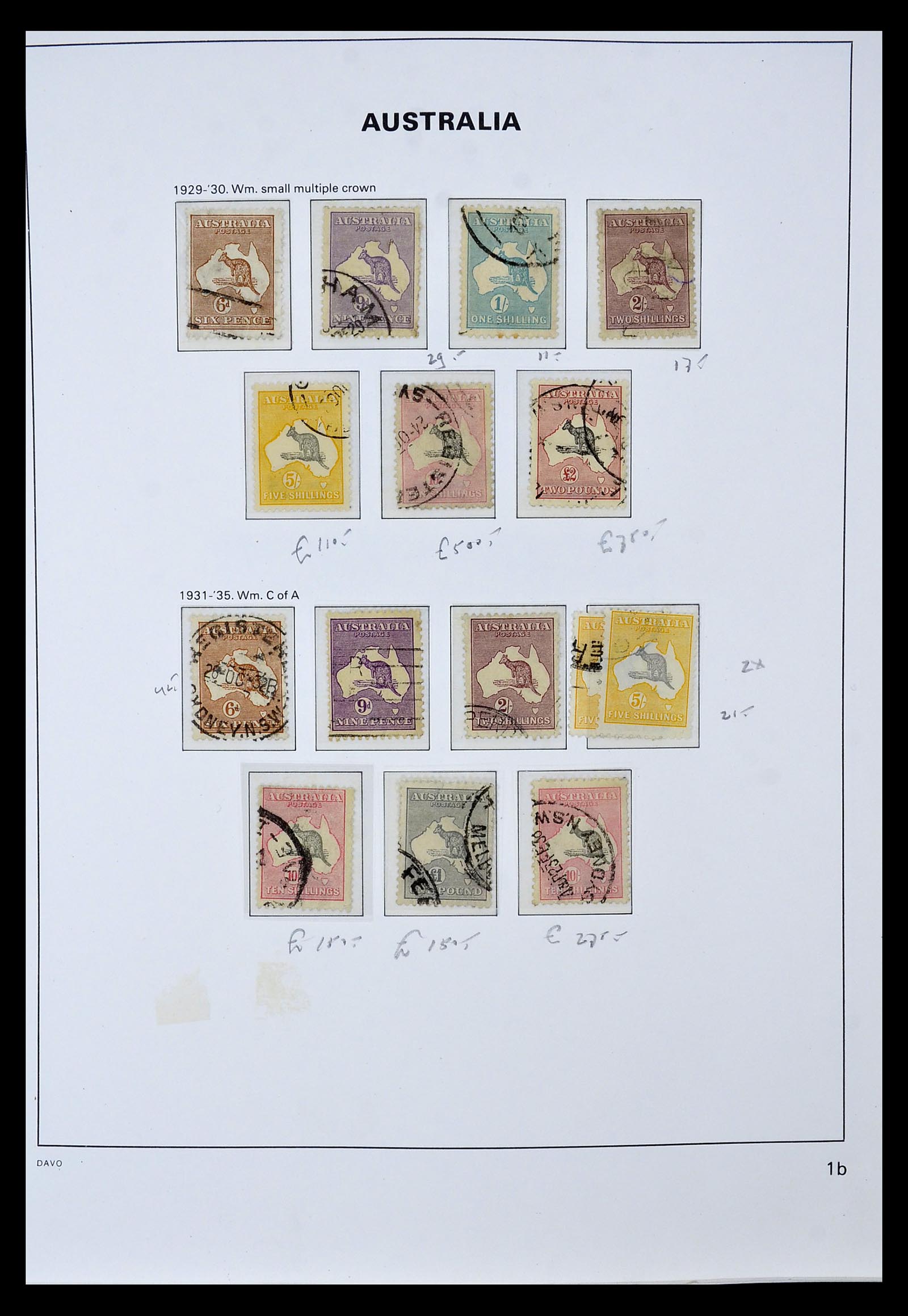 34885 004 - Postzegelverzameling 34885 Australië 1913-1979.