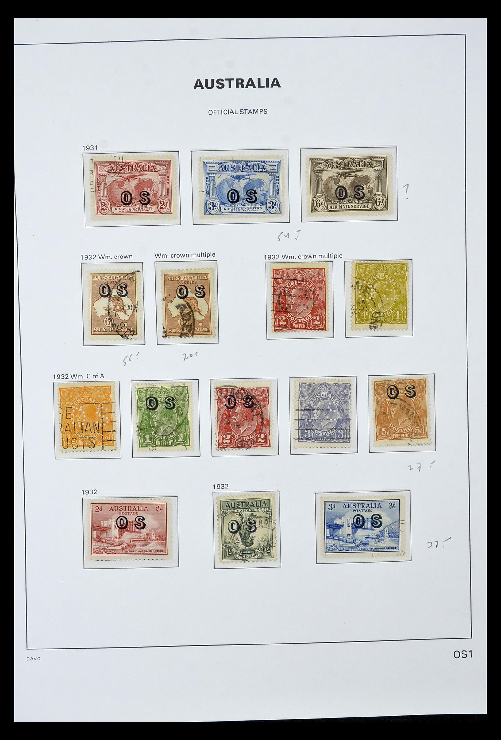 34885 011 - Postzegelverzameling 34885 Australië 1913-1979.