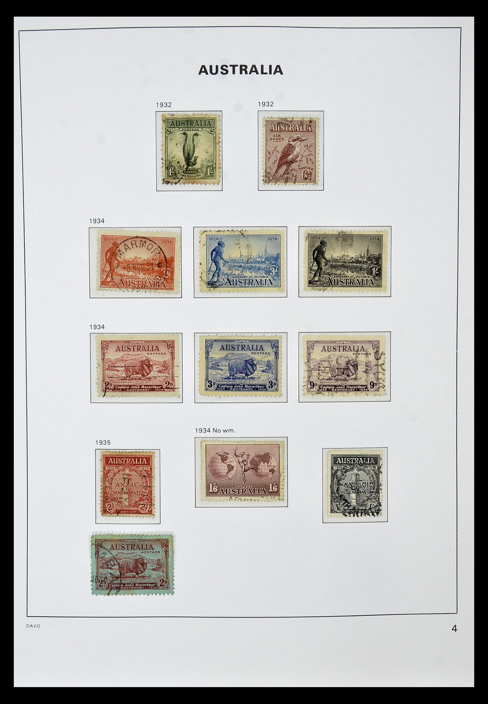 34885 014 - Postzegelverzameling 34885 Australië 1913-1979.