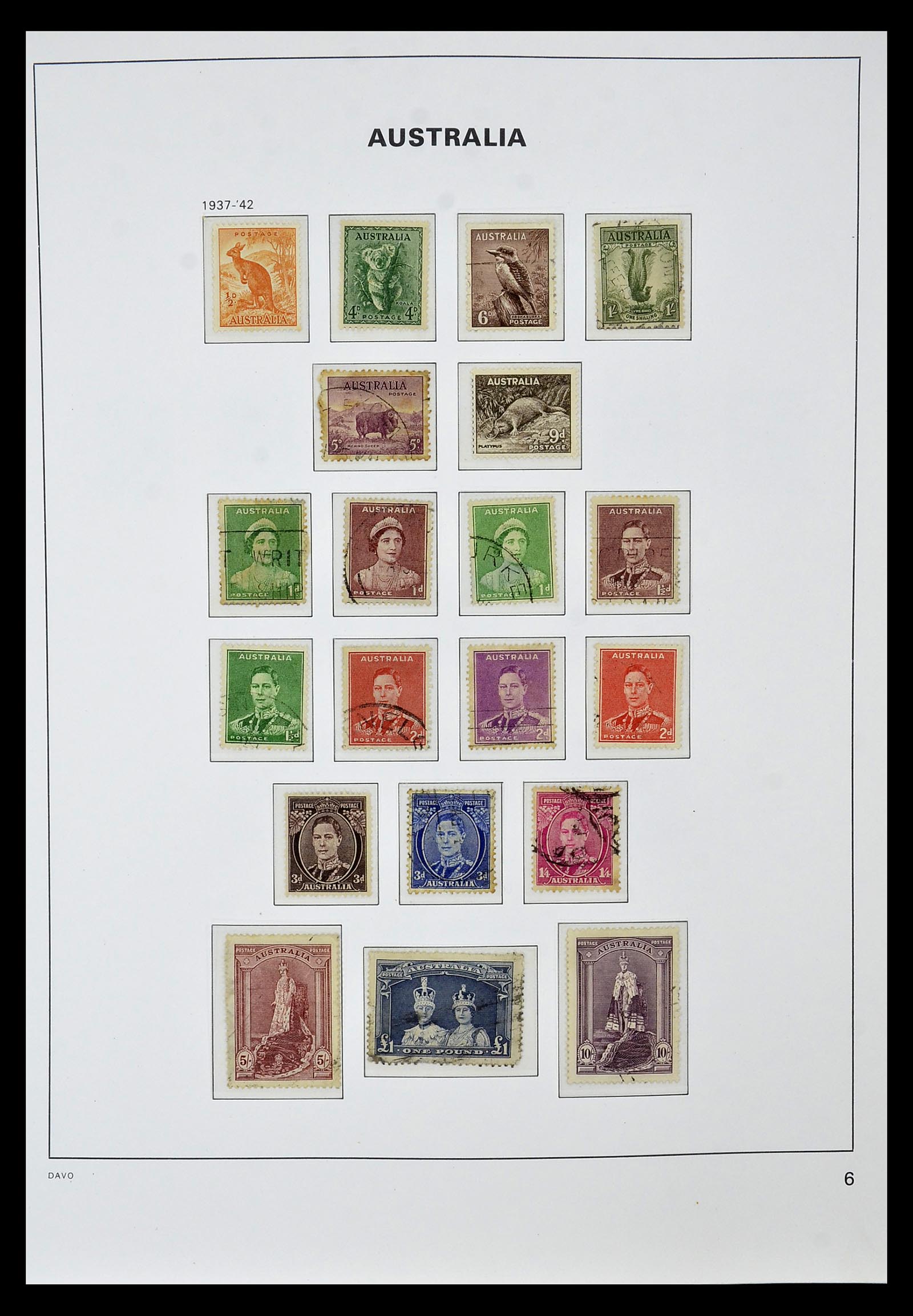 34885 016 - Postzegelverzameling 34885 Australië 1913-1979.