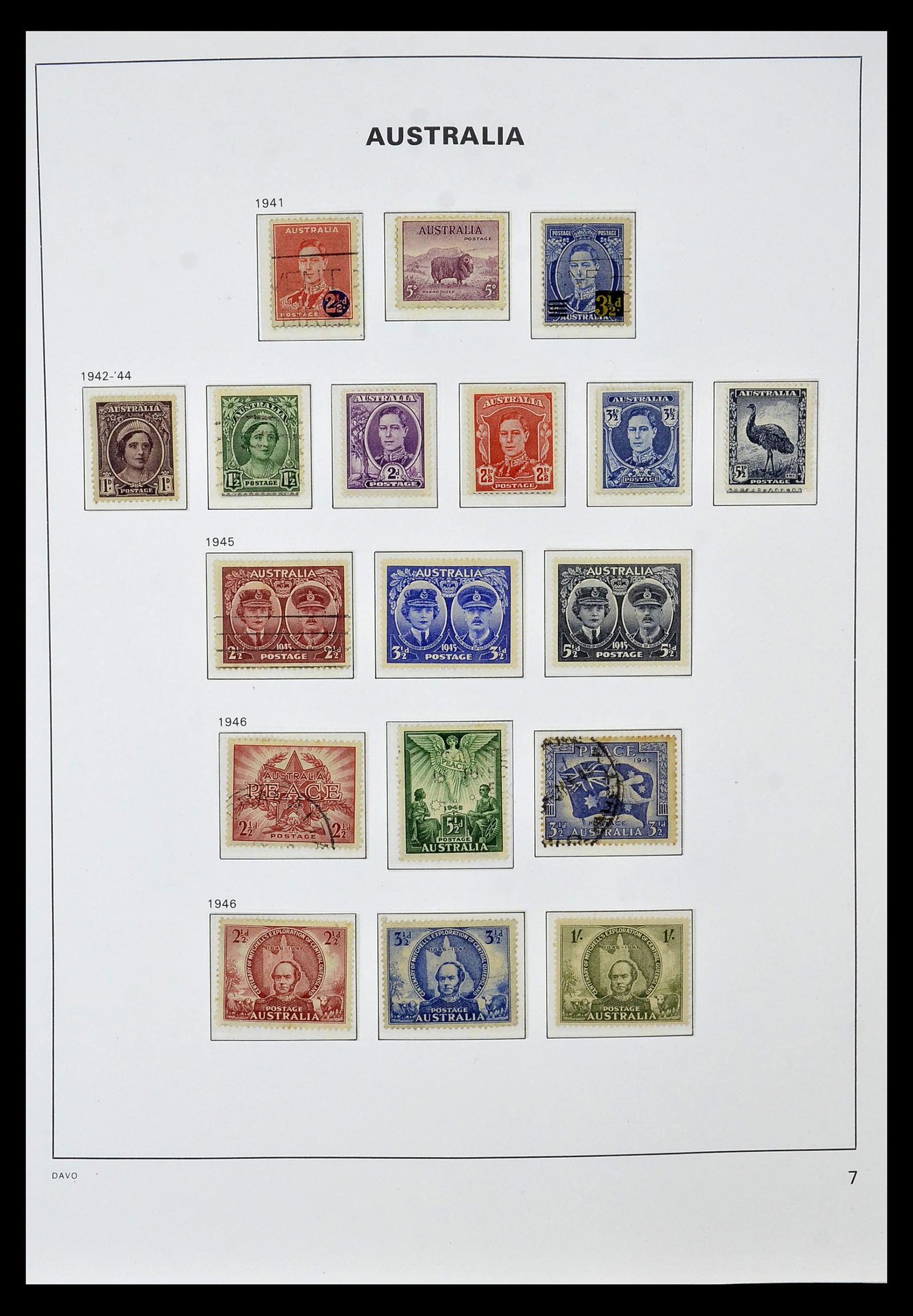 34885 017 - Postzegelverzameling 34885 Australië 1913-1979.