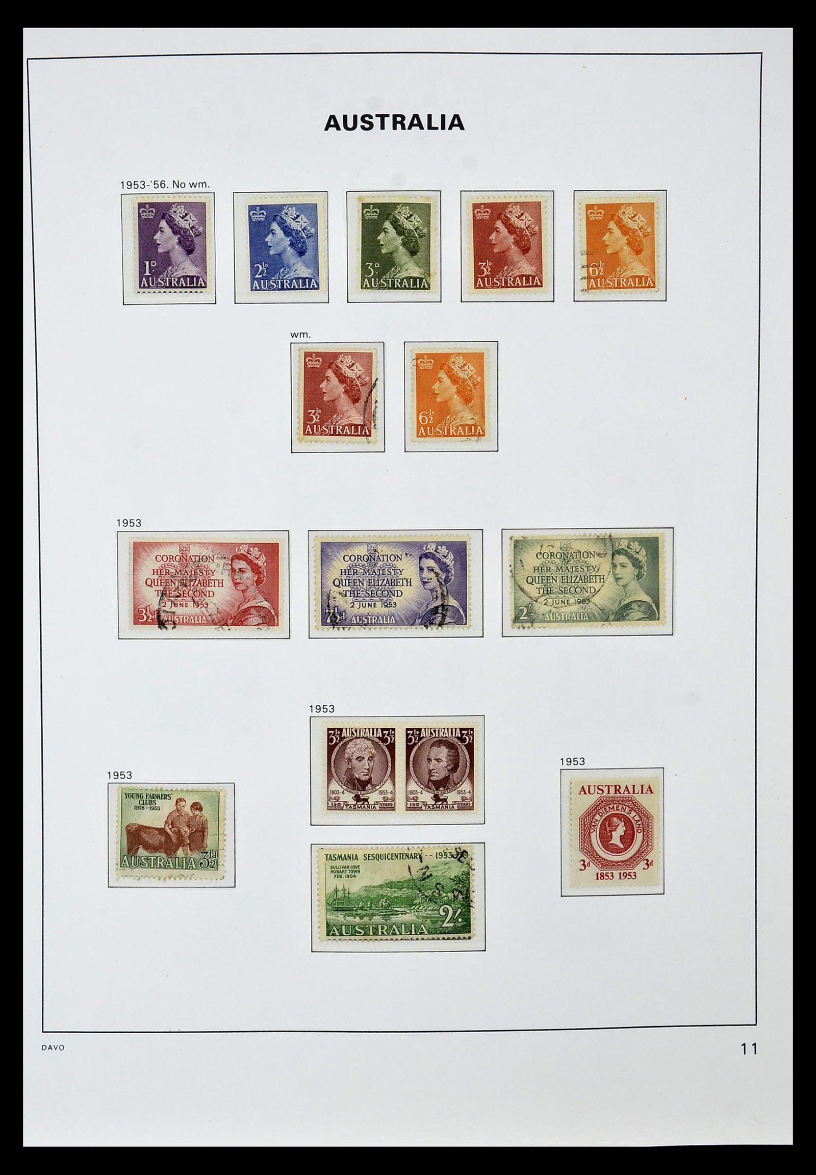 34885 021 - Postzegelverzameling 34885 Australië 1913-1979.