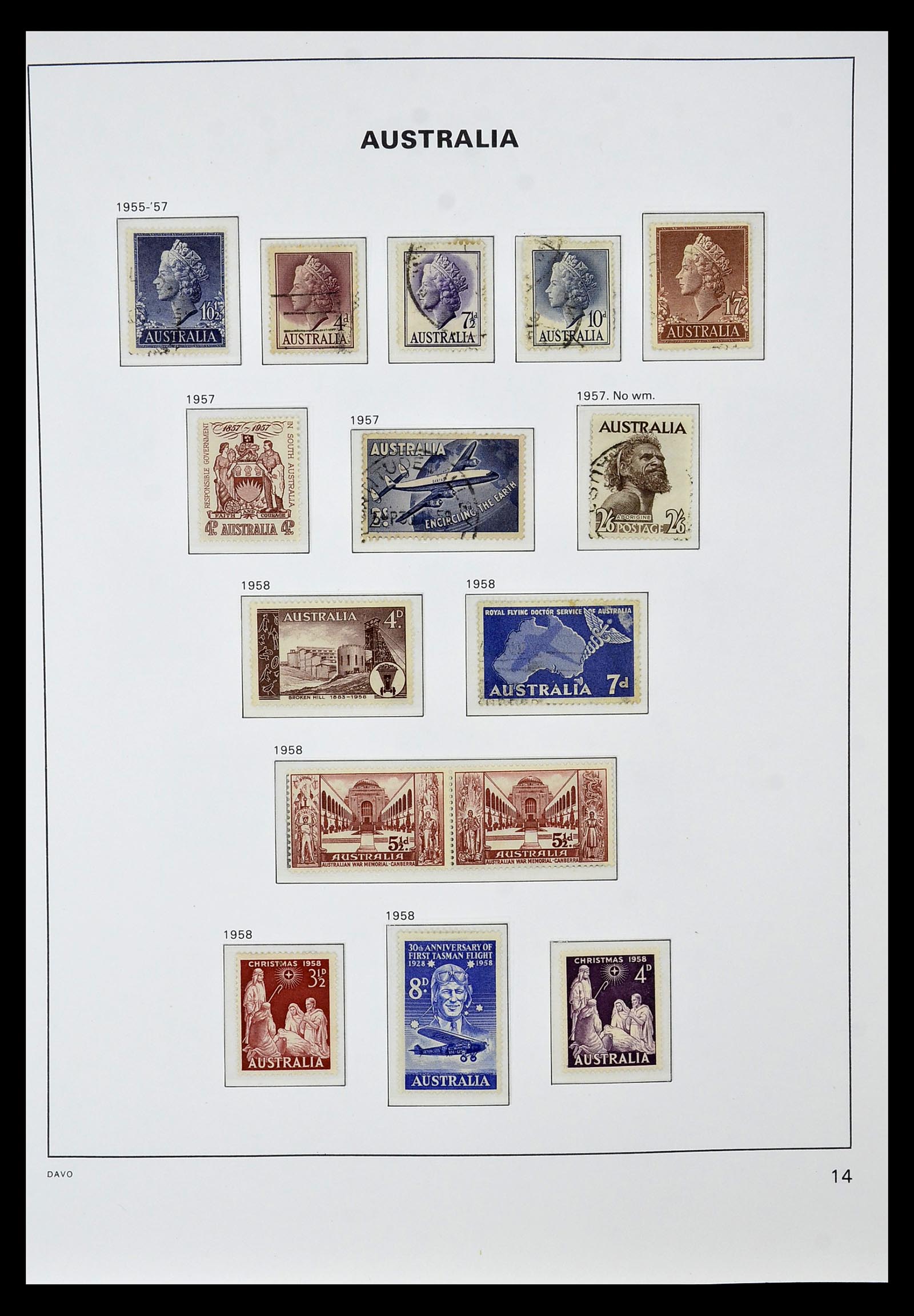 34885 024 - Postzegelverzameling 34885 Australië 1913-1979.